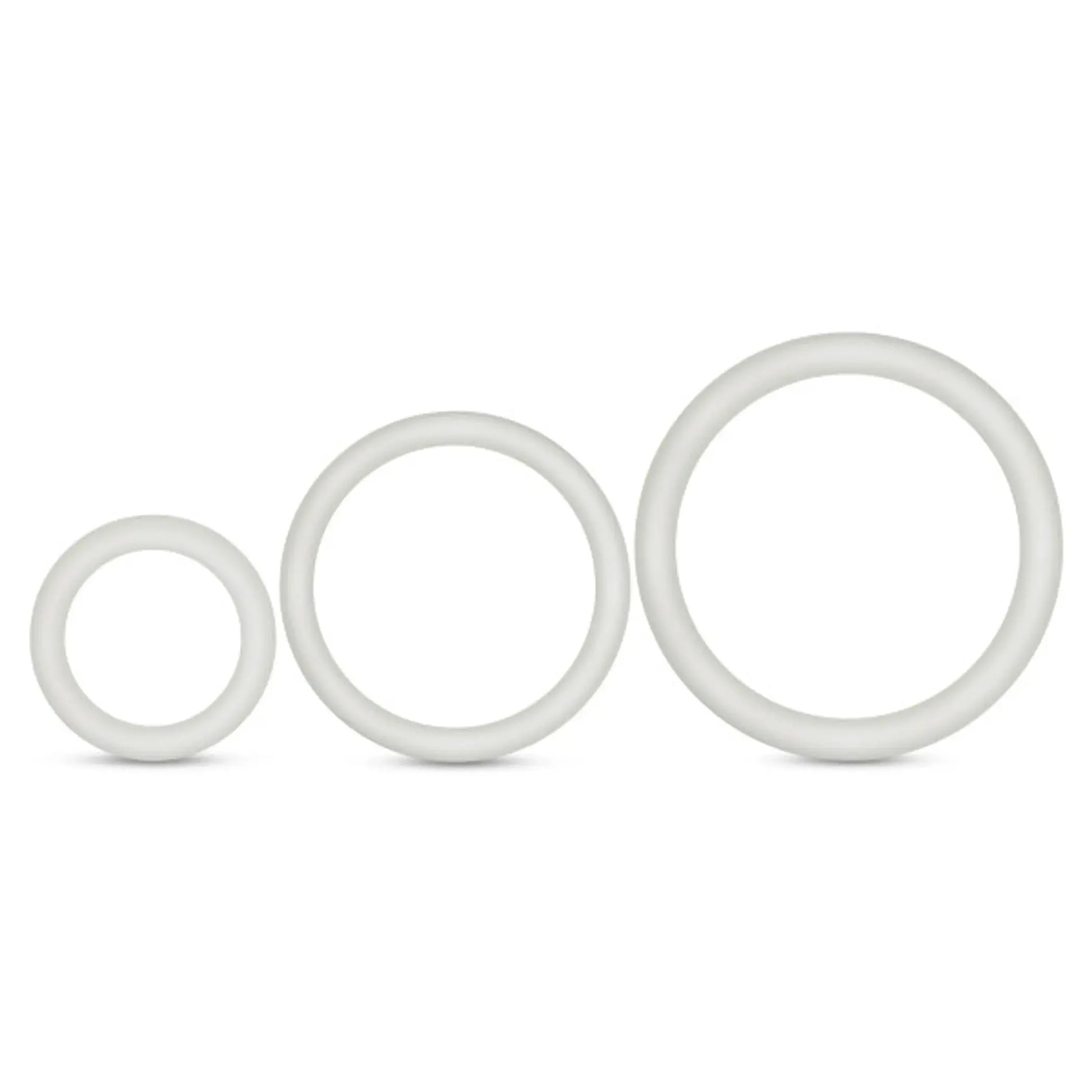 Performance VS4 Pure Silicone Ring Set White Blush Novelties