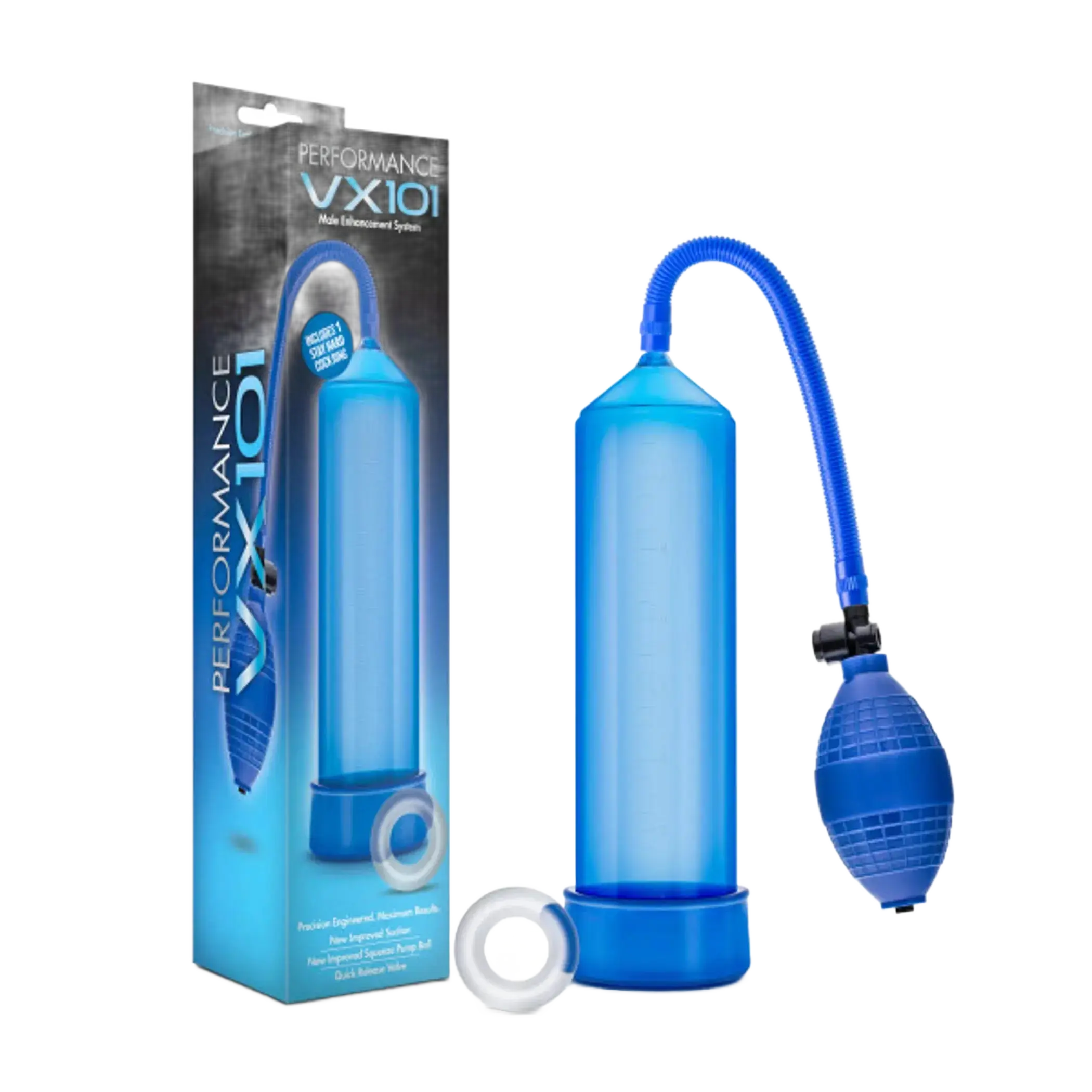 PERFORMANCE VX101 ENHANCEMENT PUMP BLUE Blush Novelties