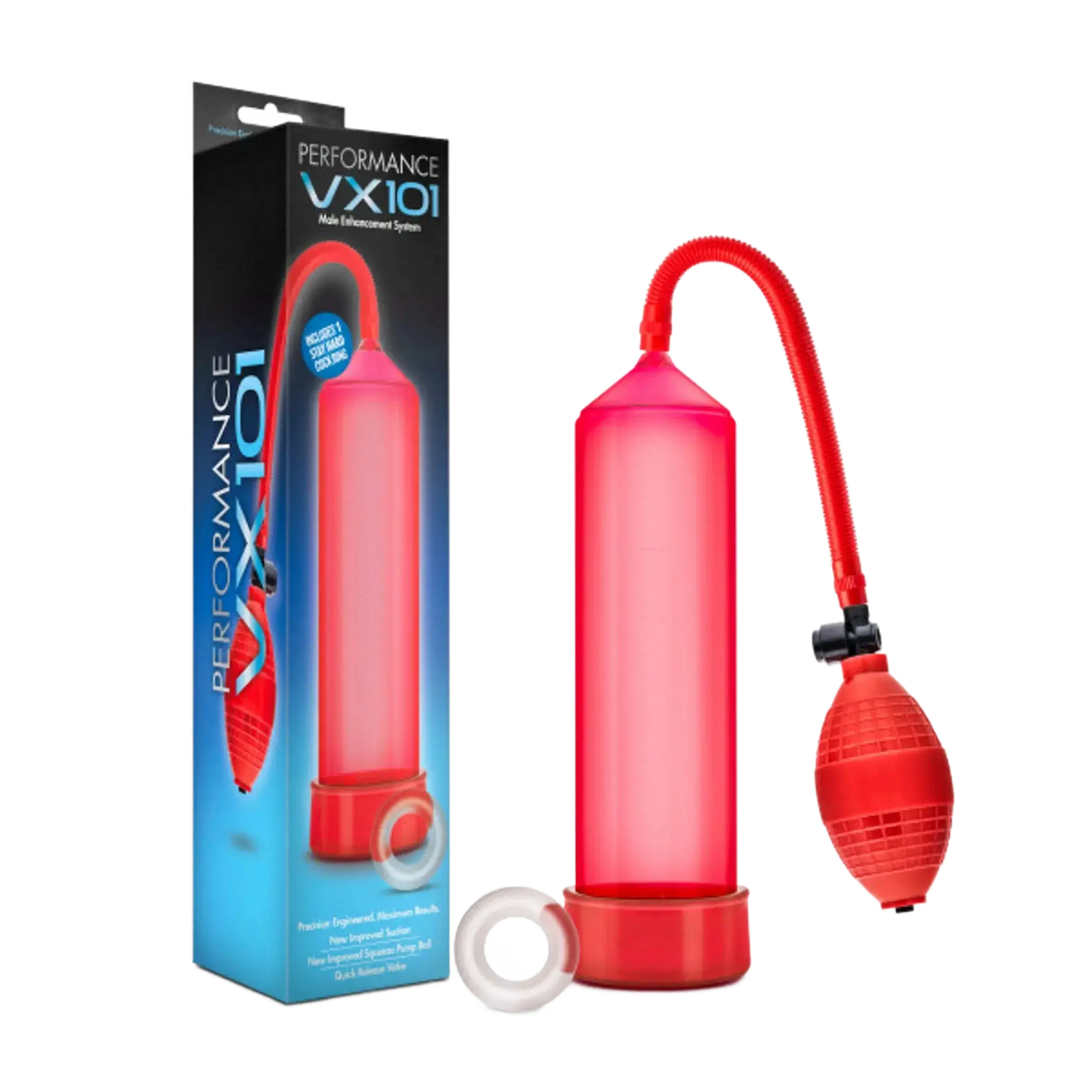 PERFORMANCE VX101 ENHANCEMENT PUMP RED Blush Novelties