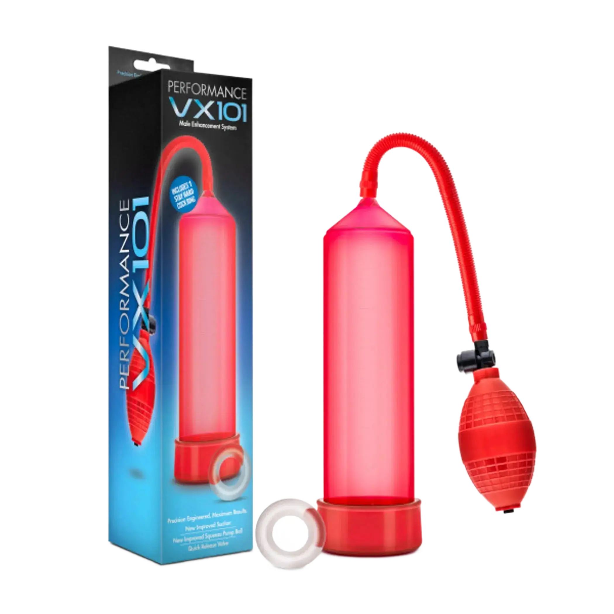 PERFORMANCE VX101 ENHANCEMENT PUMP RED Blush Novelties