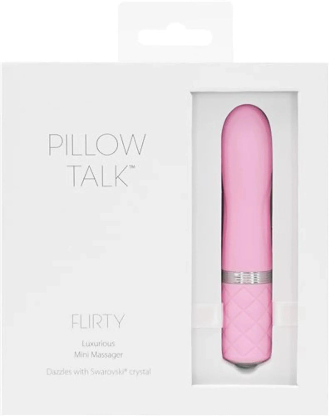 Pillow Talk Flirty Vibe with Swarovski Crystal - Pink BMS Enterprises