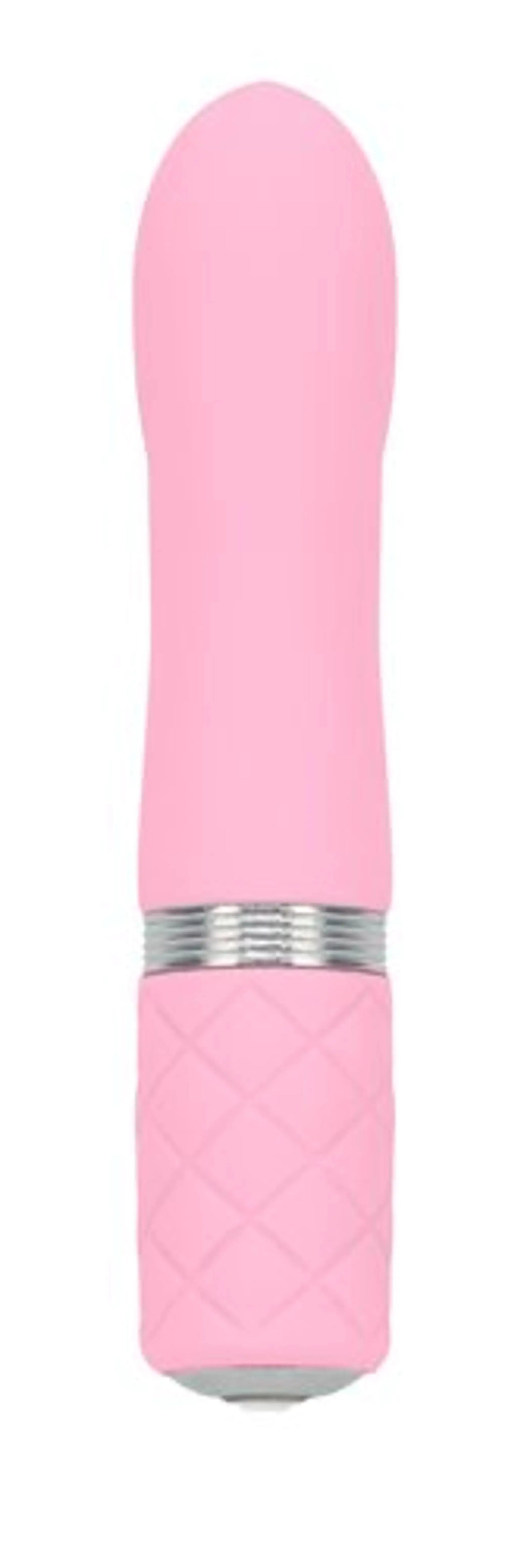 Pillow Talk Flirty Vibe with Swarovski Crystal - Pink BMS Enterprises