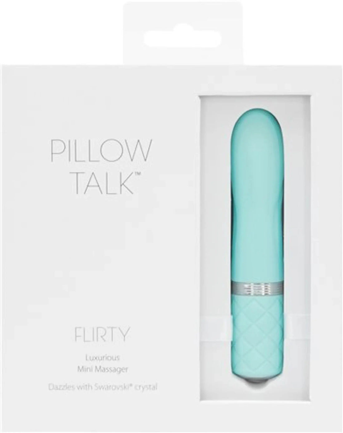 Pillow Talk Flirty Vibe with Swarovski Crystal Teal BMS Enterprises