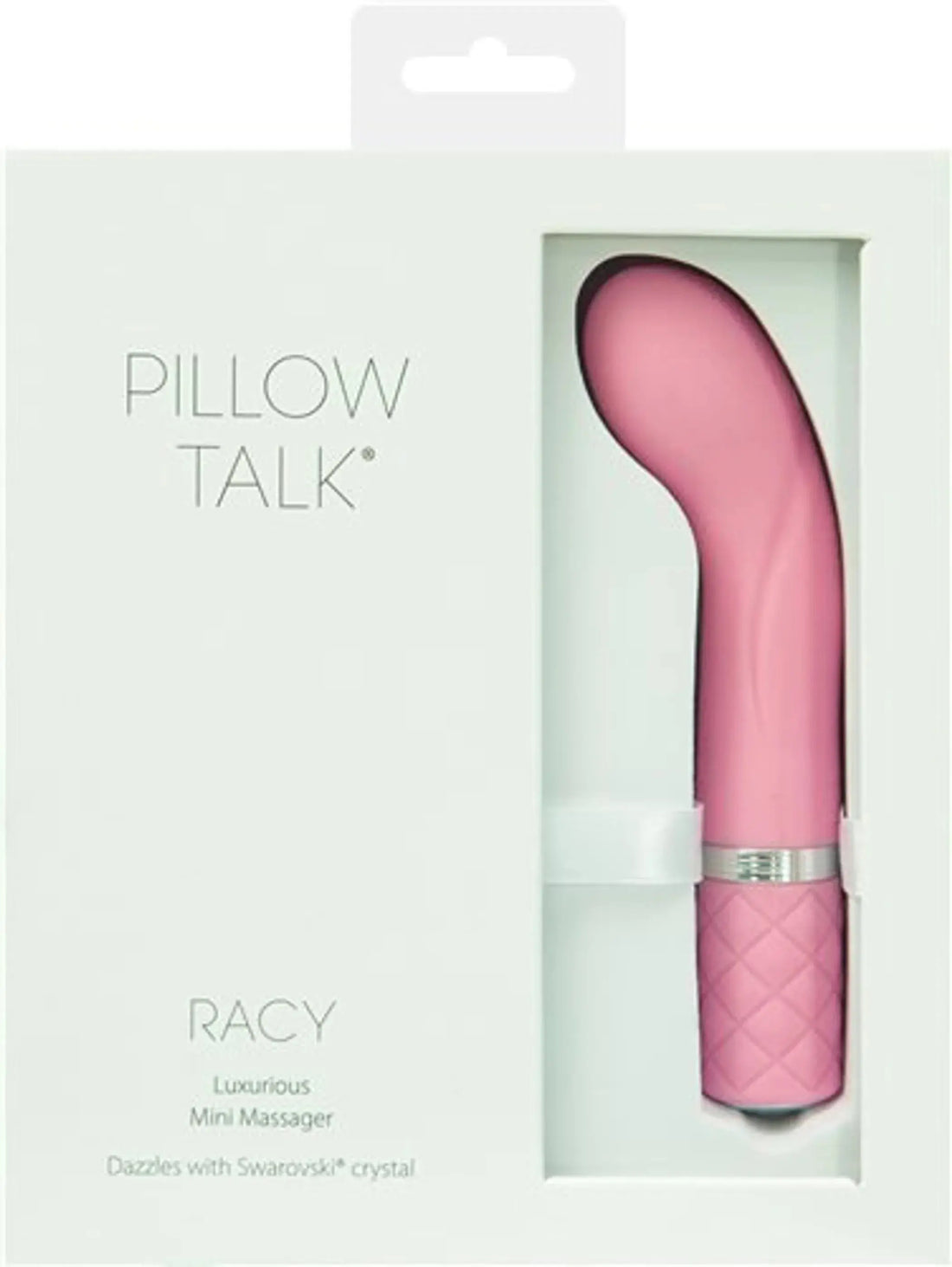 Pillow Talk Racy Vibe With Swarovski Crystal Pink BMS Enterprises
