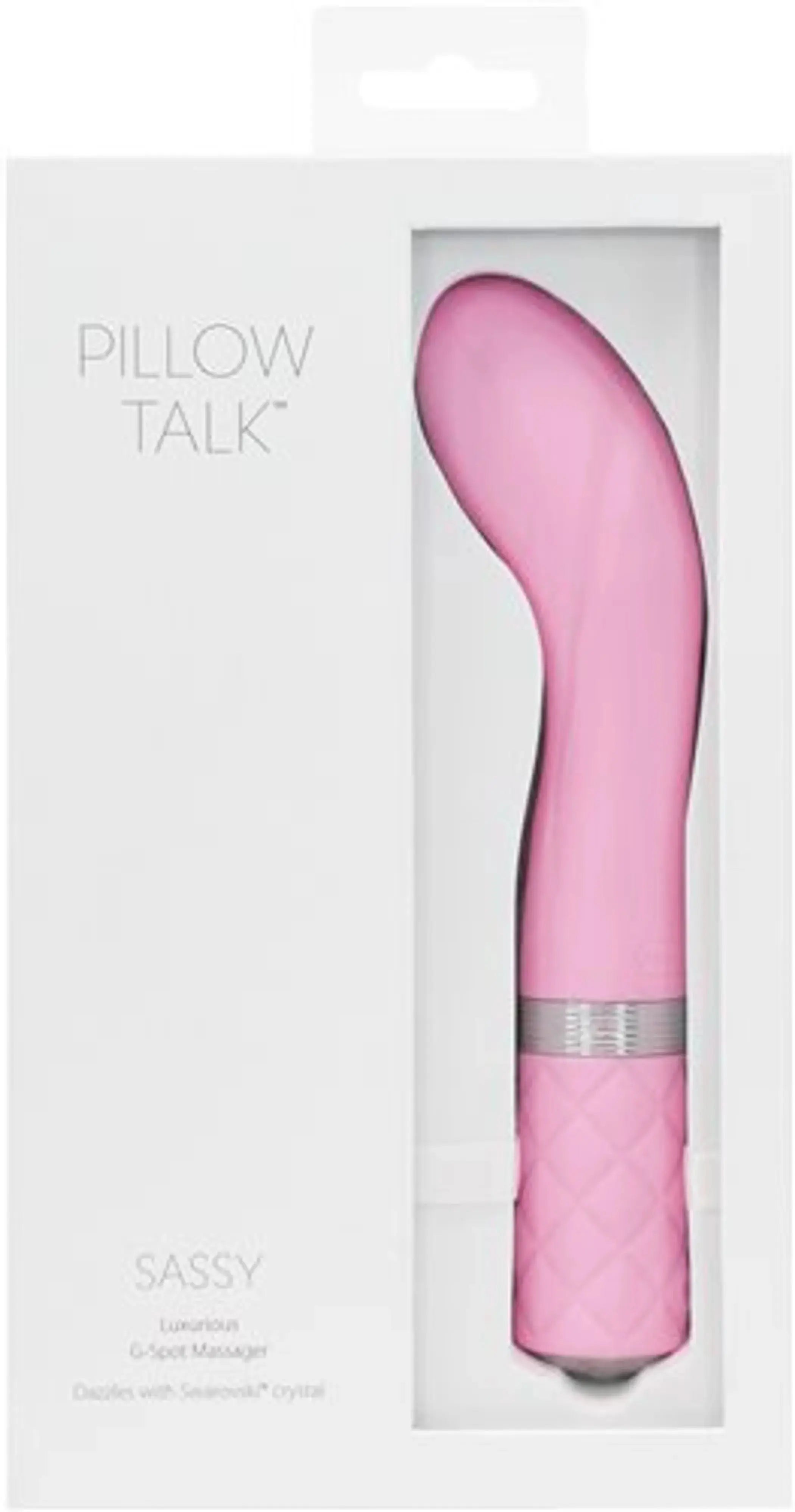 Pillow Talk Sassy G-Spot Vibrator With Swarovski Crystal BMS Enterprises