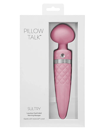 Pillow Talk Sultry Rotating Wand Pink BMS Enterprises