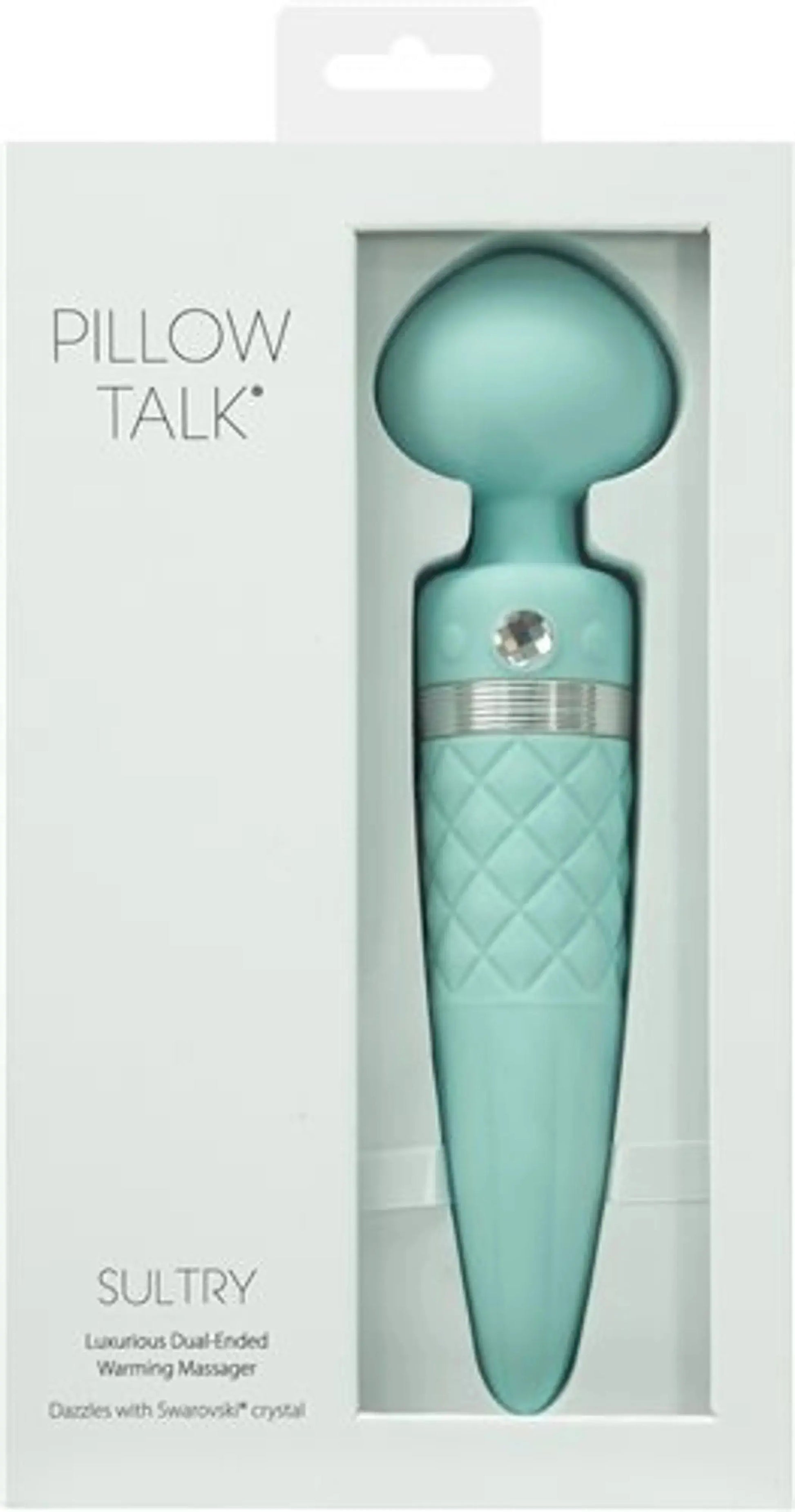 Pillow Talk Sultry Rotating Wand Teal BMS Enterprises