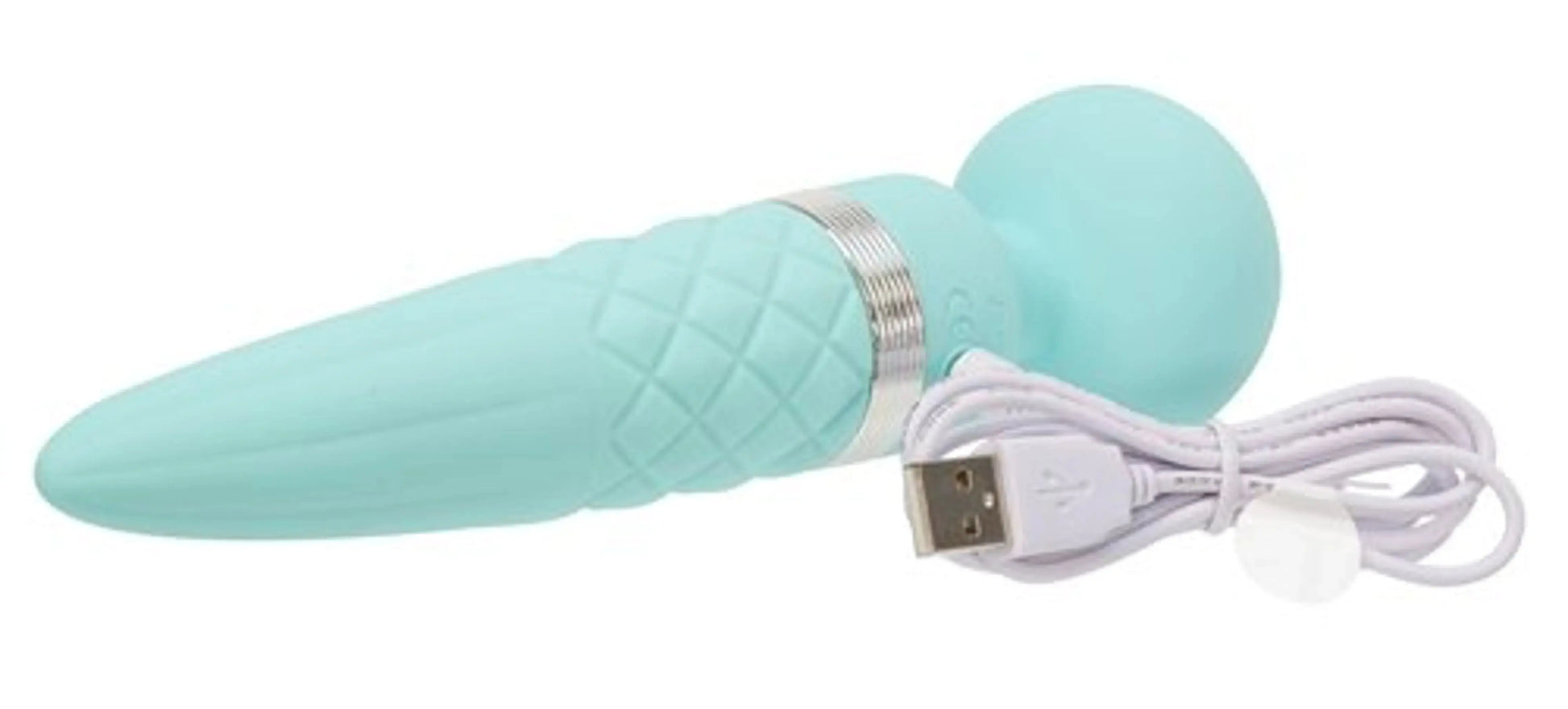 Pillow Talk Sultry Rotating Wand Teal BMS Enterprises