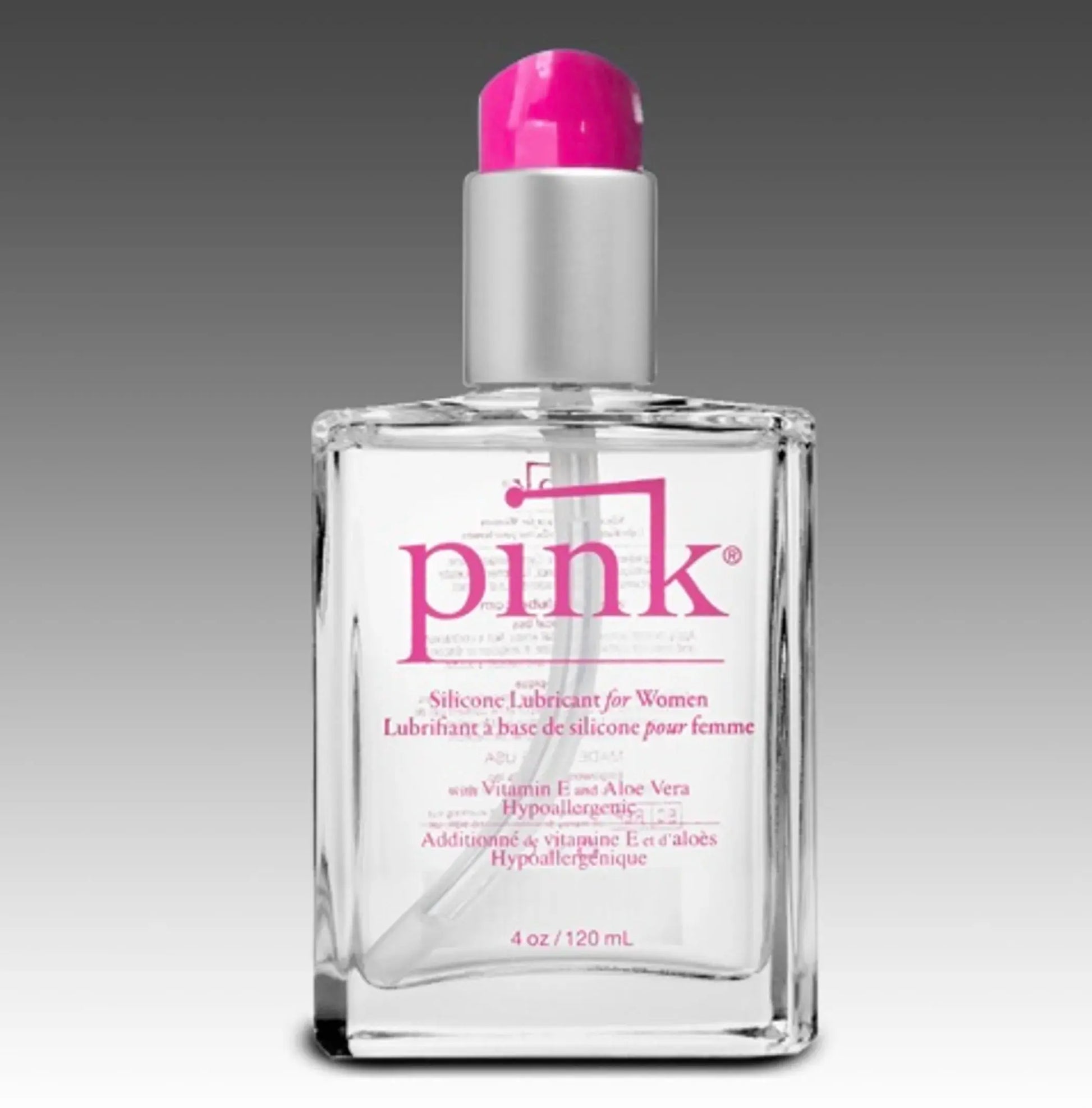 Pink Silicone Lubricant 4 oz Glass Bottle Gun Oil