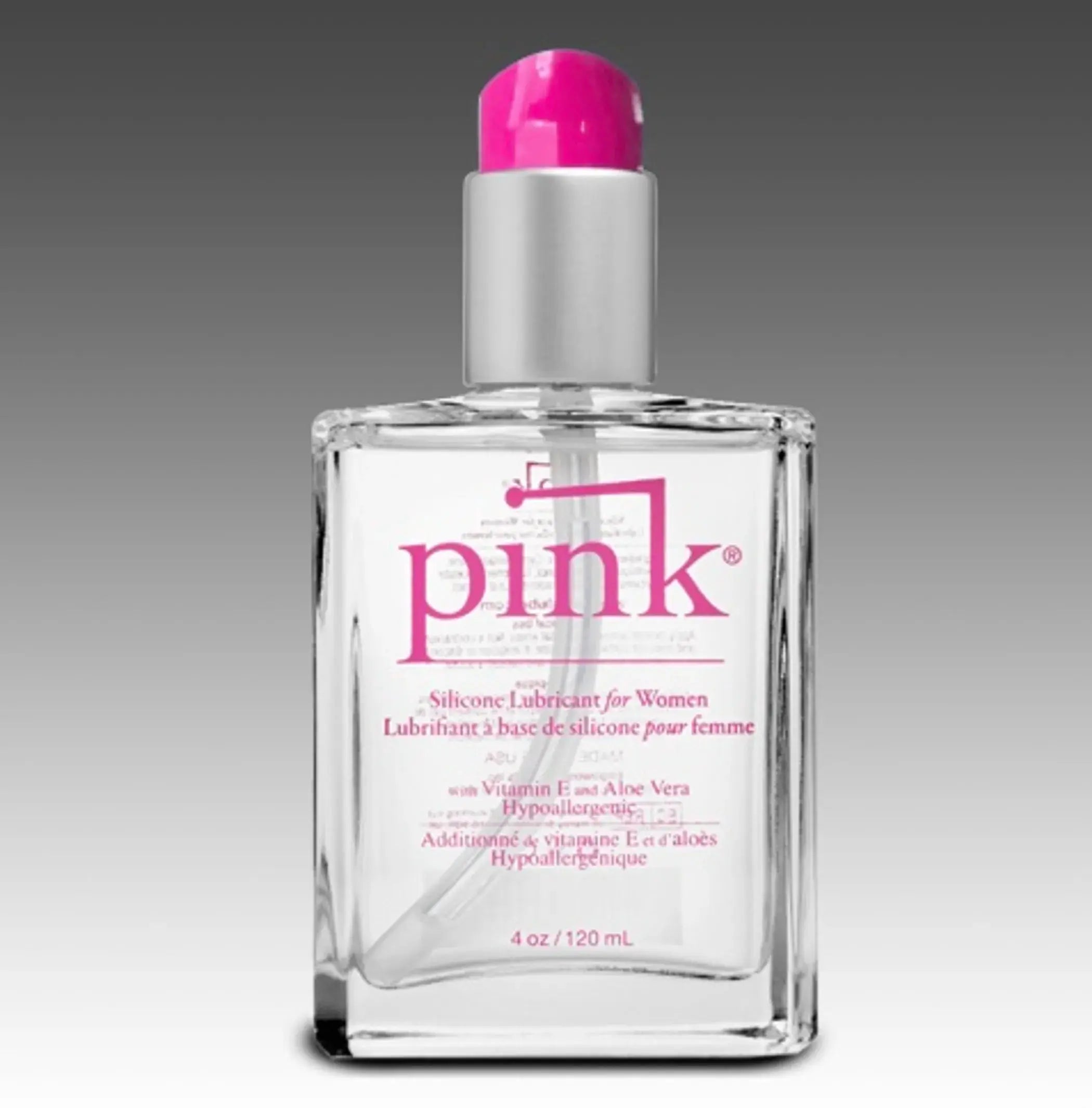 Pink Silicone Lubricant 4 oz Glass Bottle Gun Oil