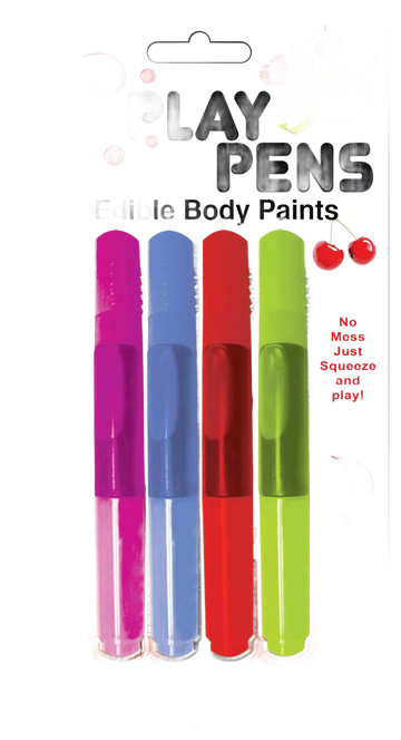 PLAY PEN EDIBLE BODY PAINT 4 PACK HOTT Products
