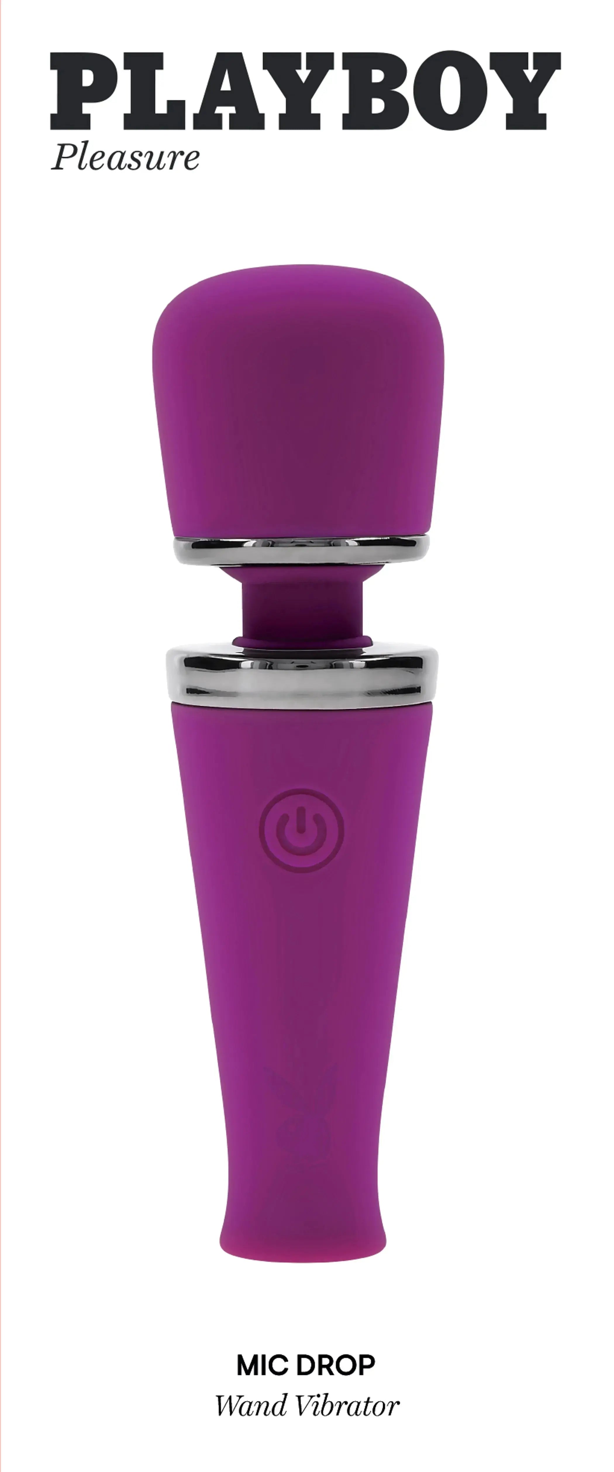 Playboy Mic Drop Wand Vibrator Evolved Novelties