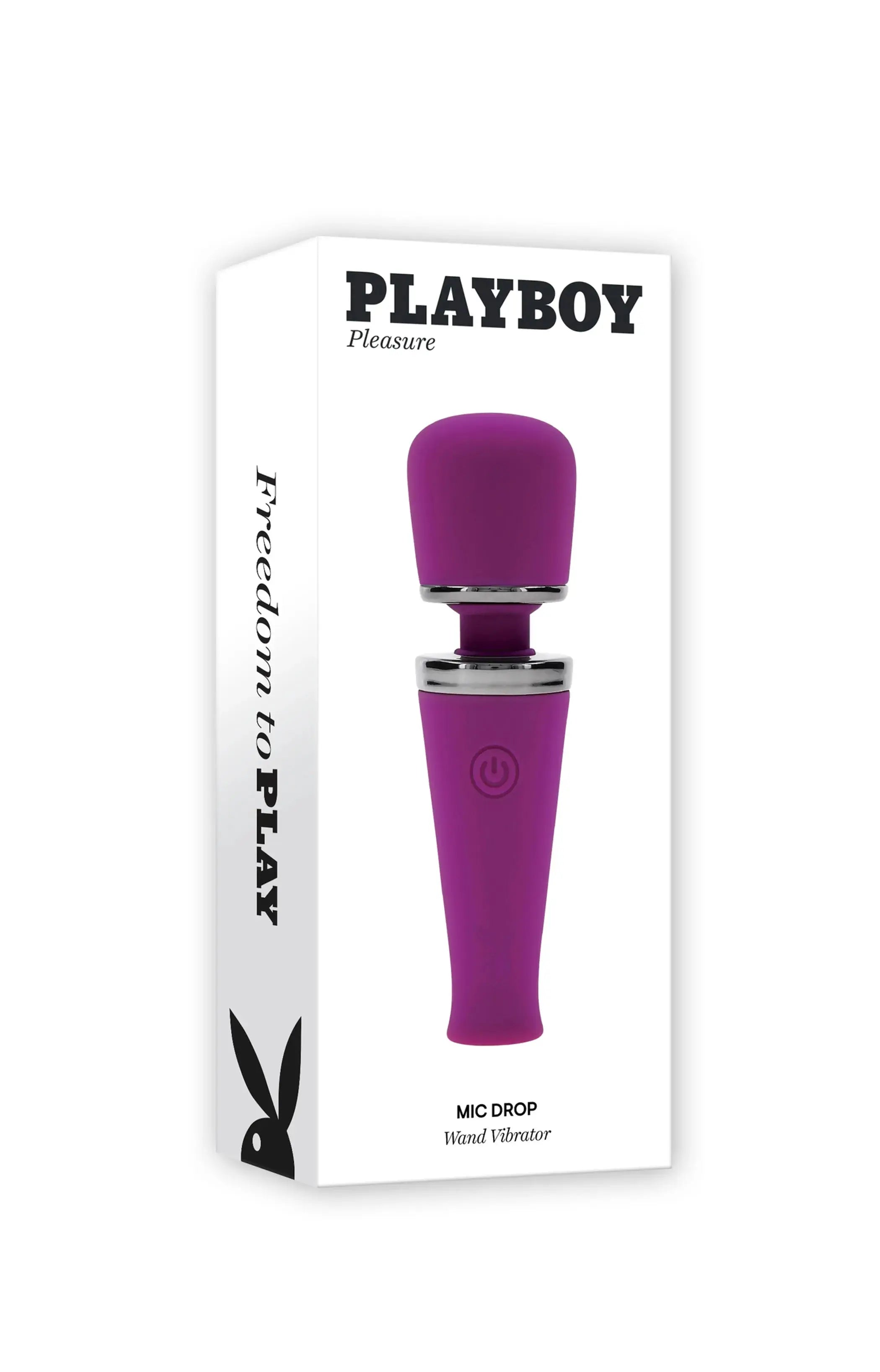 Playboy Mic Drop Wand Vibrator Evolved Novelties