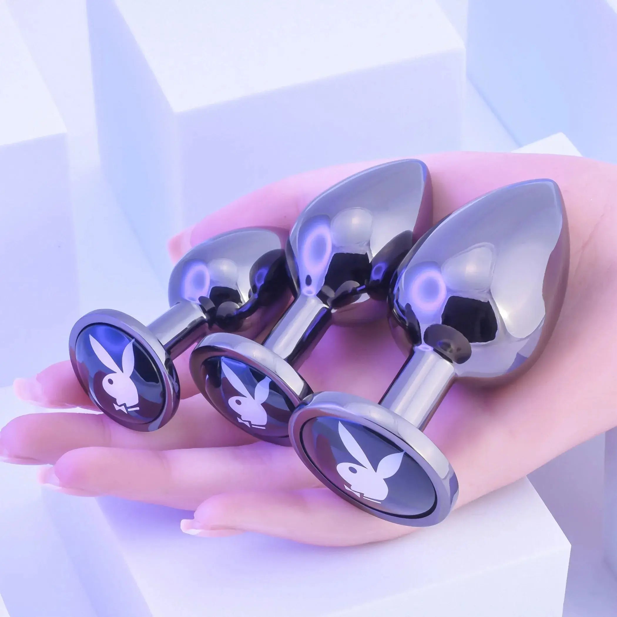 Playboy Pleasure 3 Ways Butt Plug Set Evolved Novelties