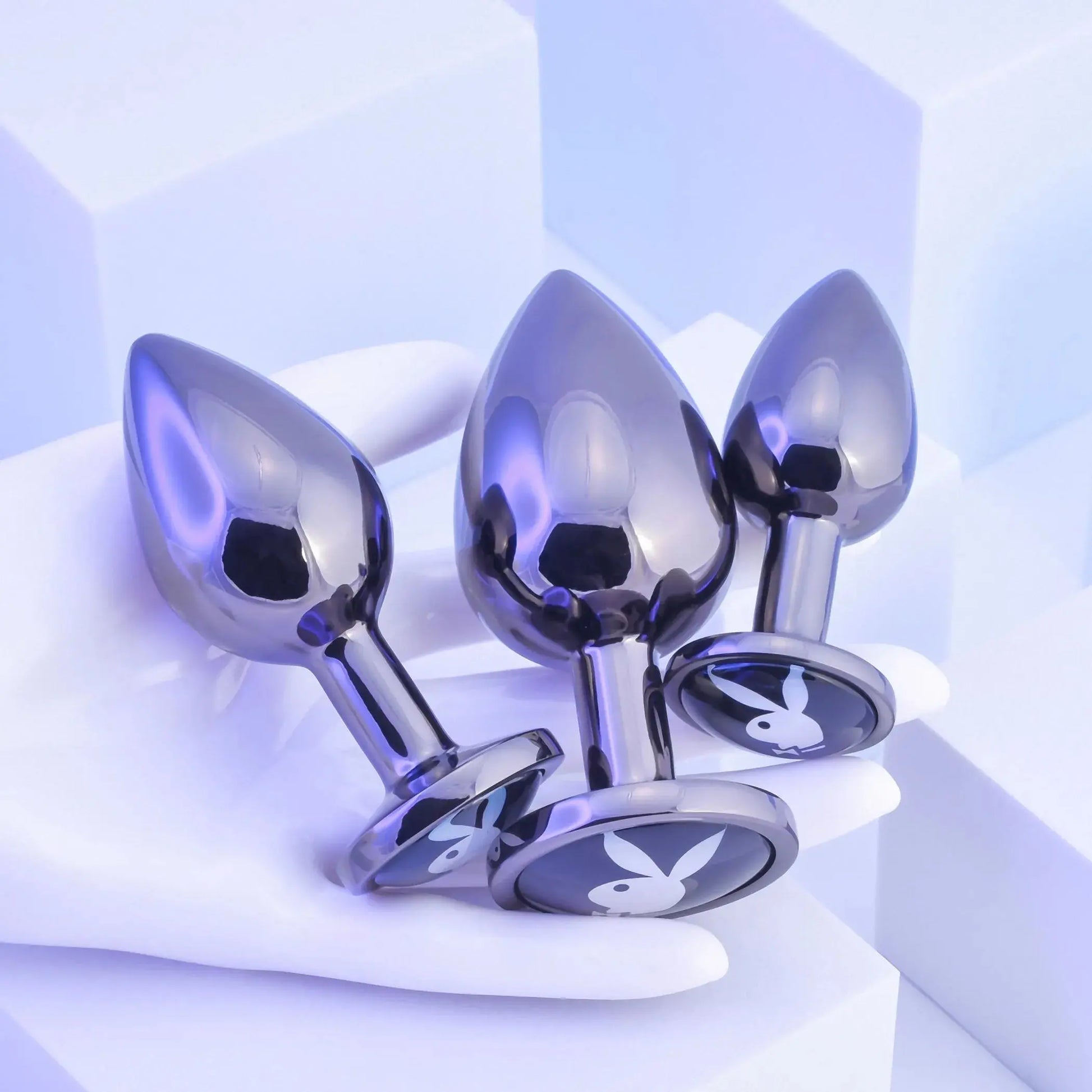 Playboy Pleasure 3 Ways Butt Plug Set Evolved Novelties