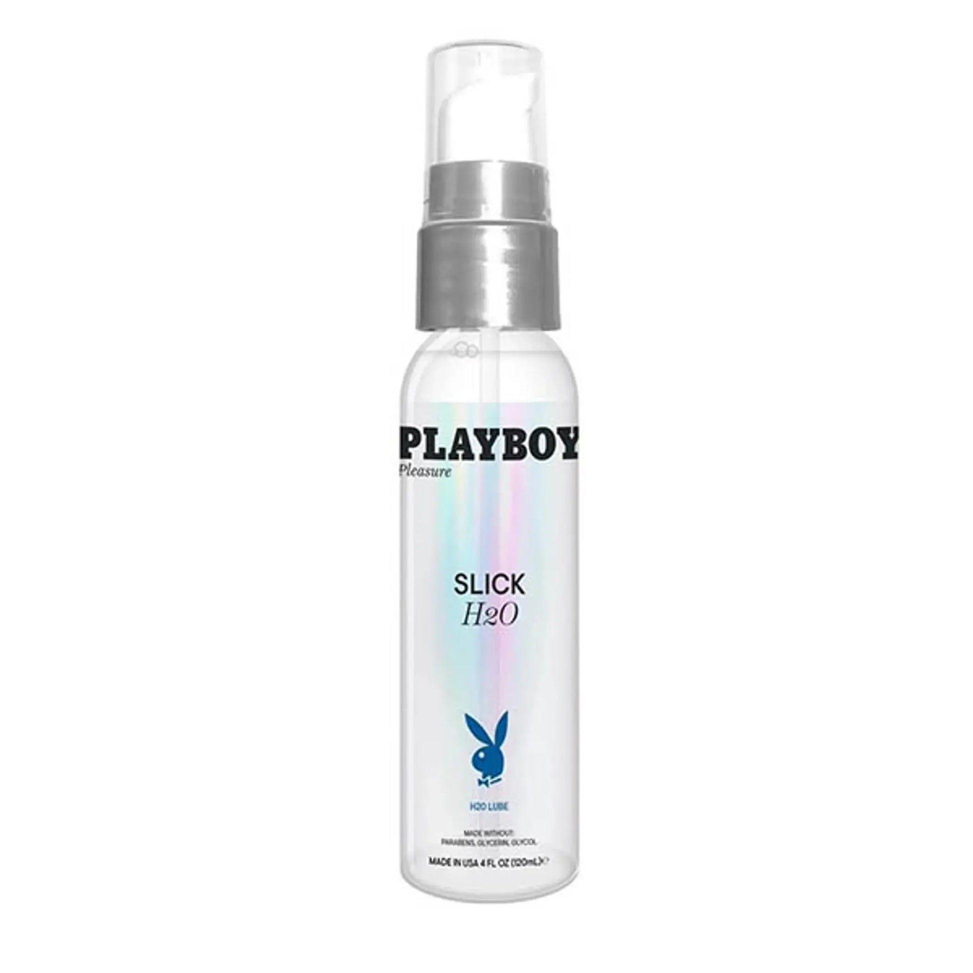 Playboy Slick H2O Water-Based Lubricant 4 oz Evolved Novelties