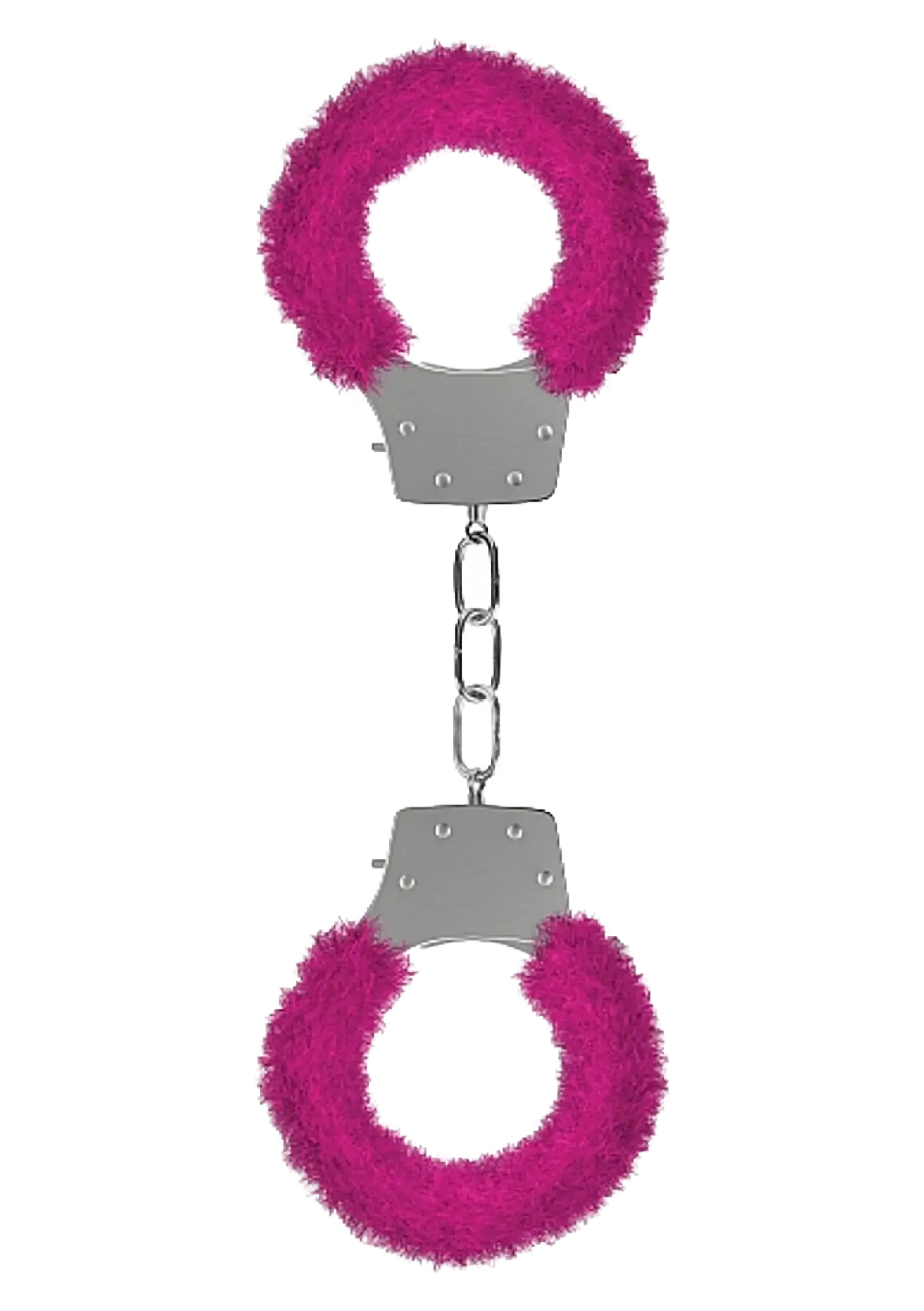 PLEASURE HANDCUFFS FURRY PINK SHOTS AMERICA