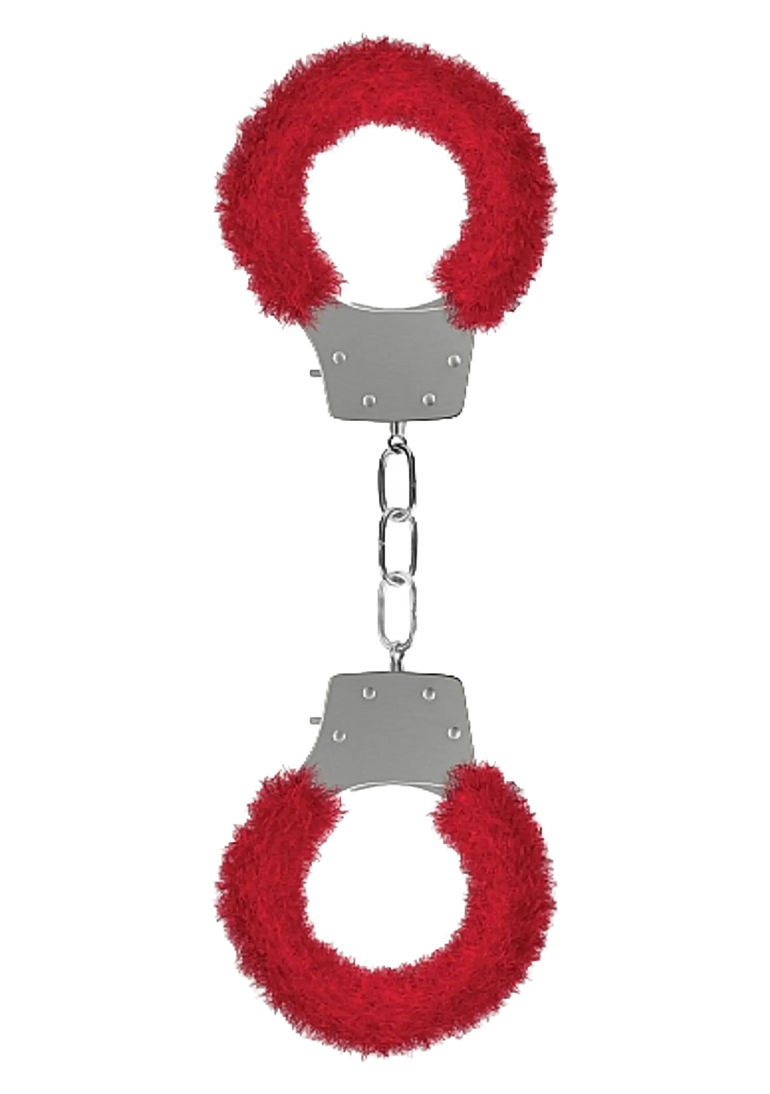 PLEASURE HANDCUFFS FURRY RED SHOTS AMERICA
