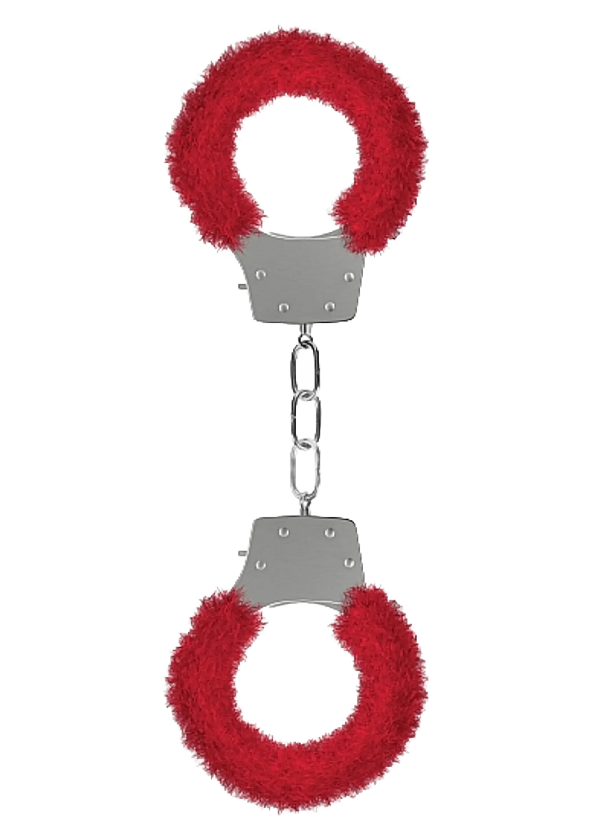 PLEASURE HANDCUFFS FURRY RED SHOTS AMERICA