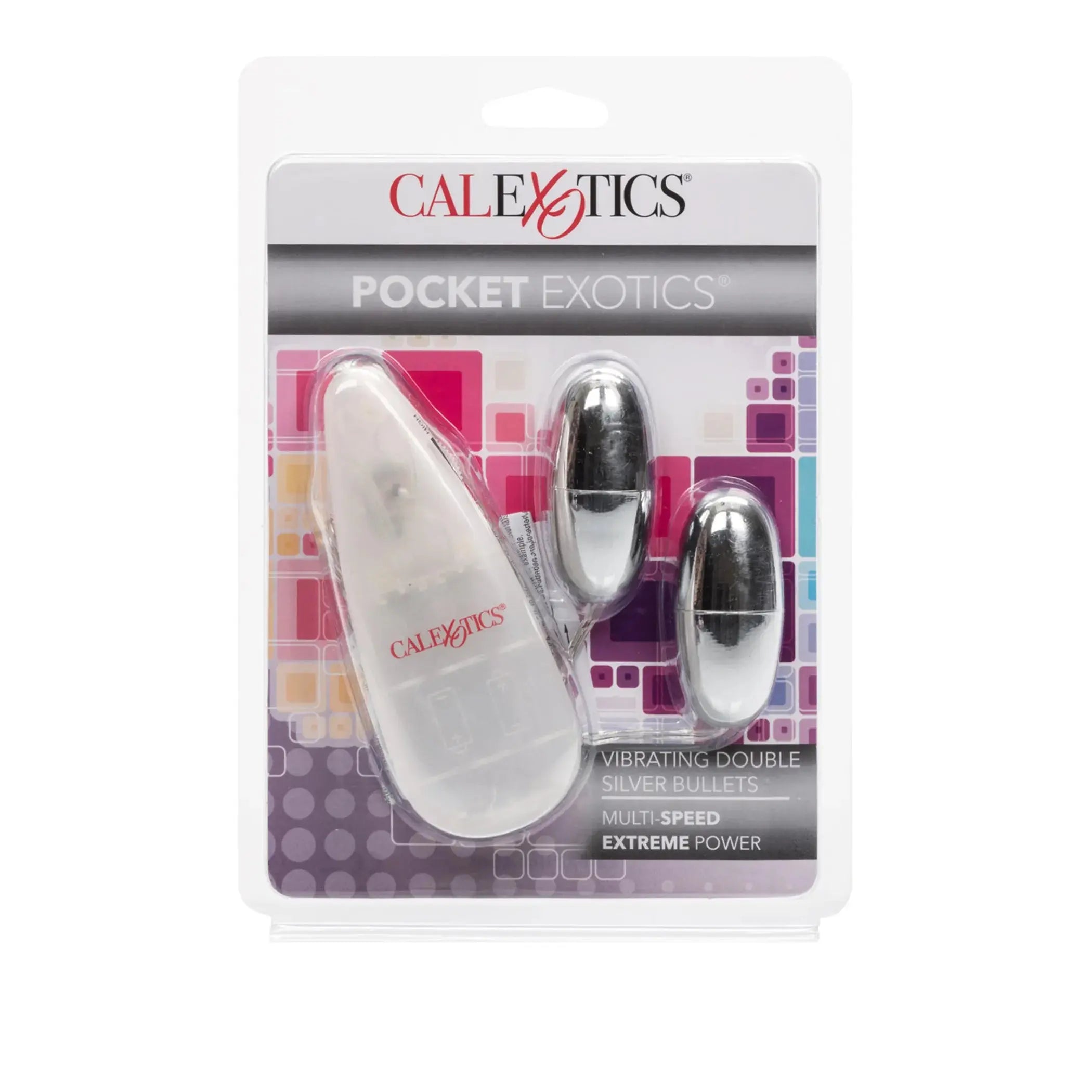 Pocket Exotic Double Bullet Silver California Exotic Novelties