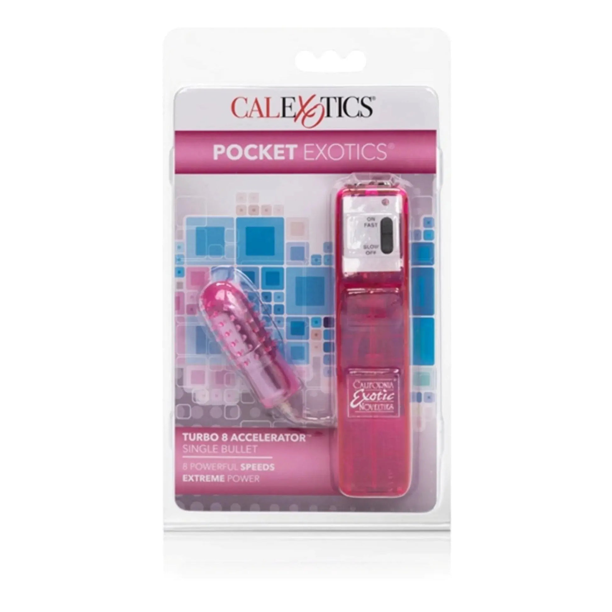 Pocket Exotic Turbo 8 Bullet With Sleeve Pink California Exotic Novelties