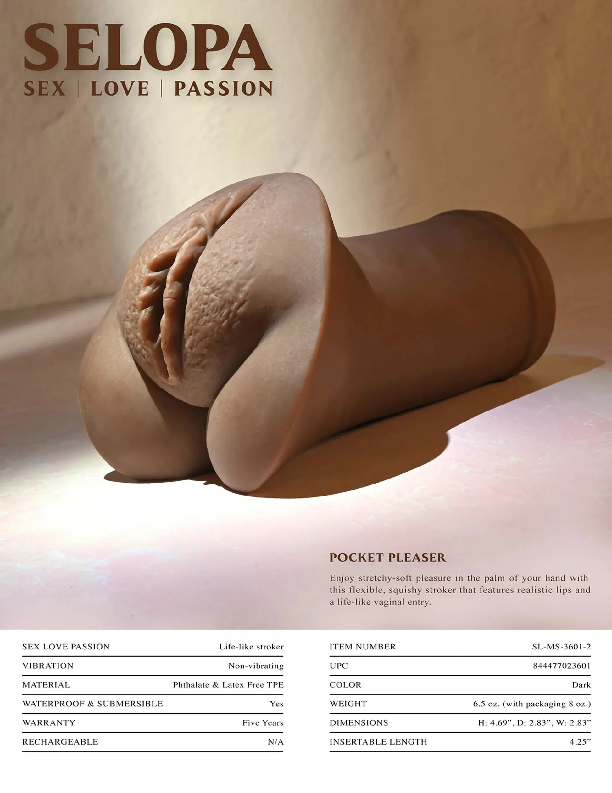 Pocket Pleaser Dark Evolved Novelties