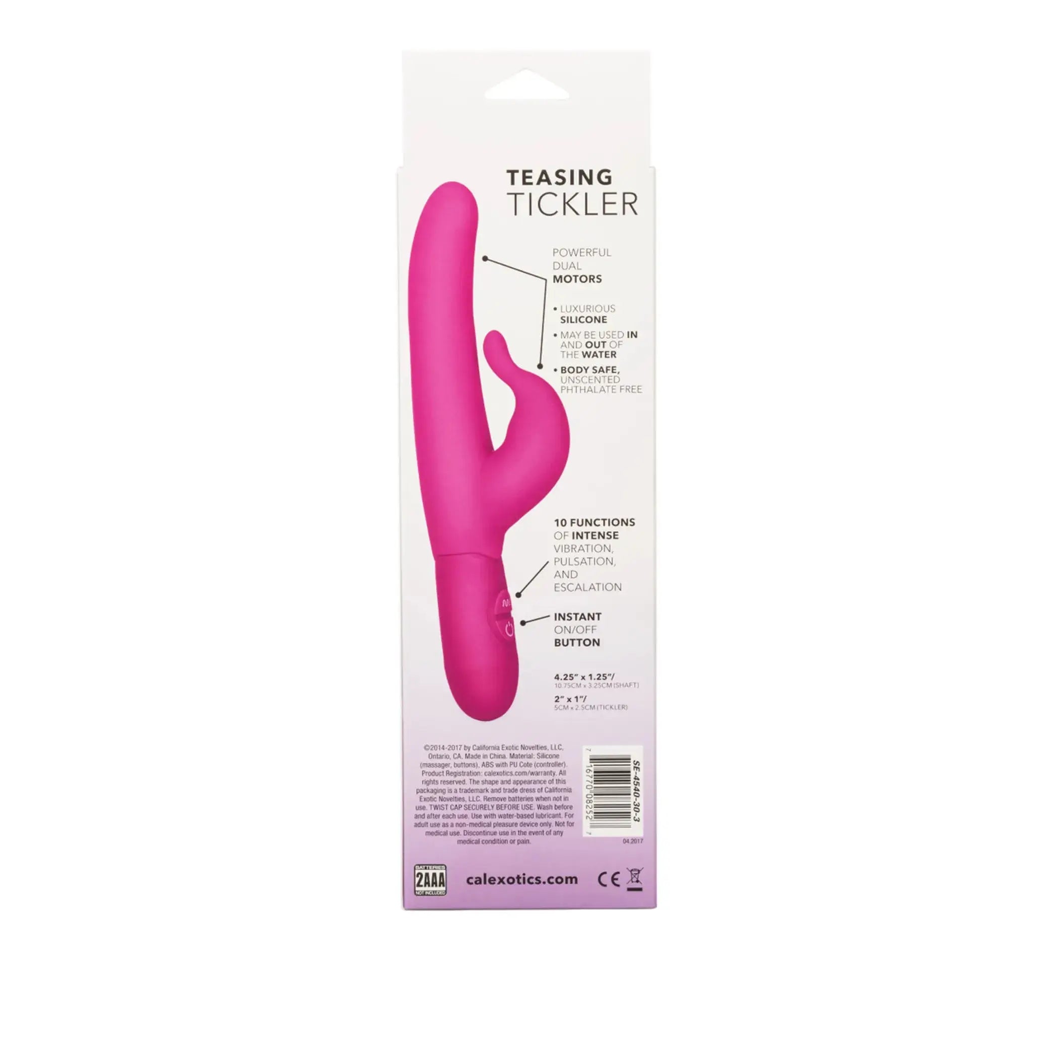 Posh Teasing Tickler 10 Function Pink California Exotic Novelties