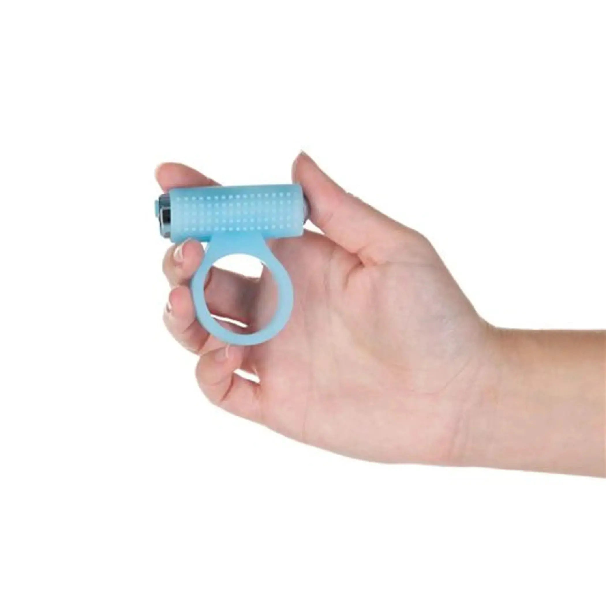 Power Bullet Cosmic Cock Ring With Glow-In-The-Dark Bullet BMS Enterprises