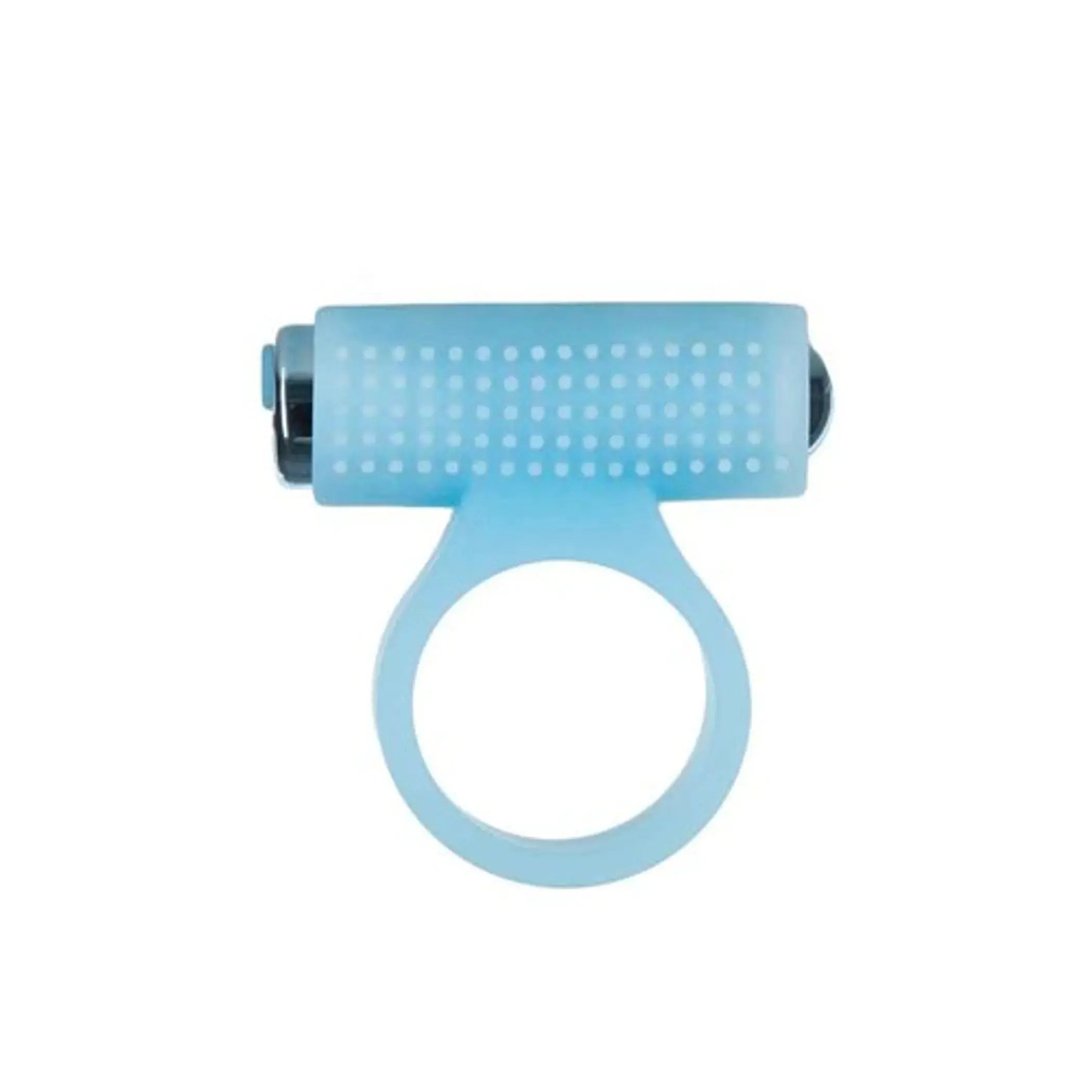 Power Bullet Cosmic Cock Ring With Glow-In-The-Dark Bullet BMS Enterprises