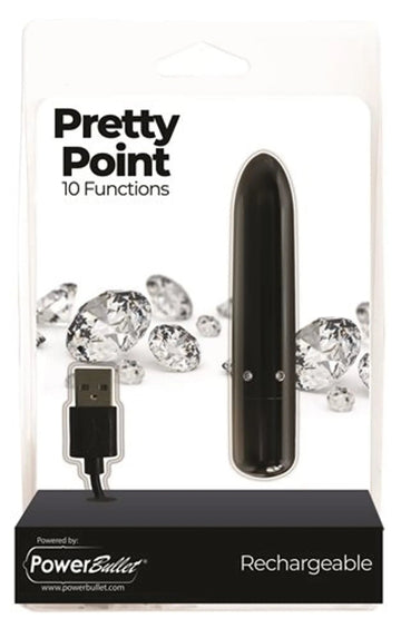 Power Bullet Pretty Point 4in 10 Function Bullet BMS Enterprises