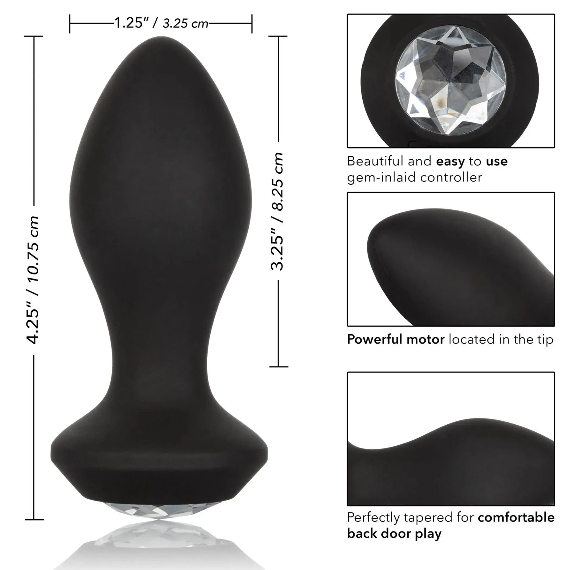 Power Gem Petite Crystal Probe California Exotic Novelties