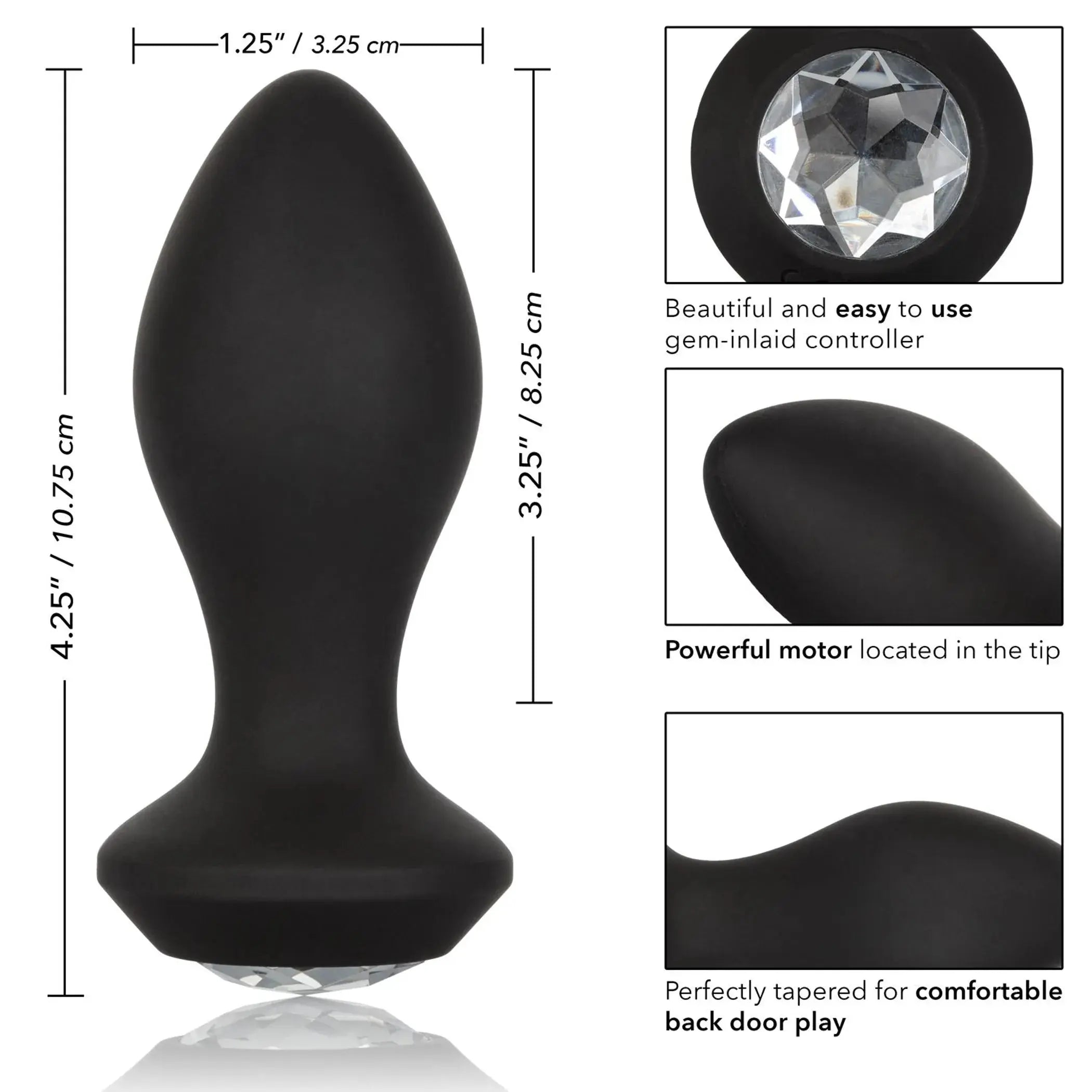 Power Gem Petite Crystal Probe California Exotic Novelties