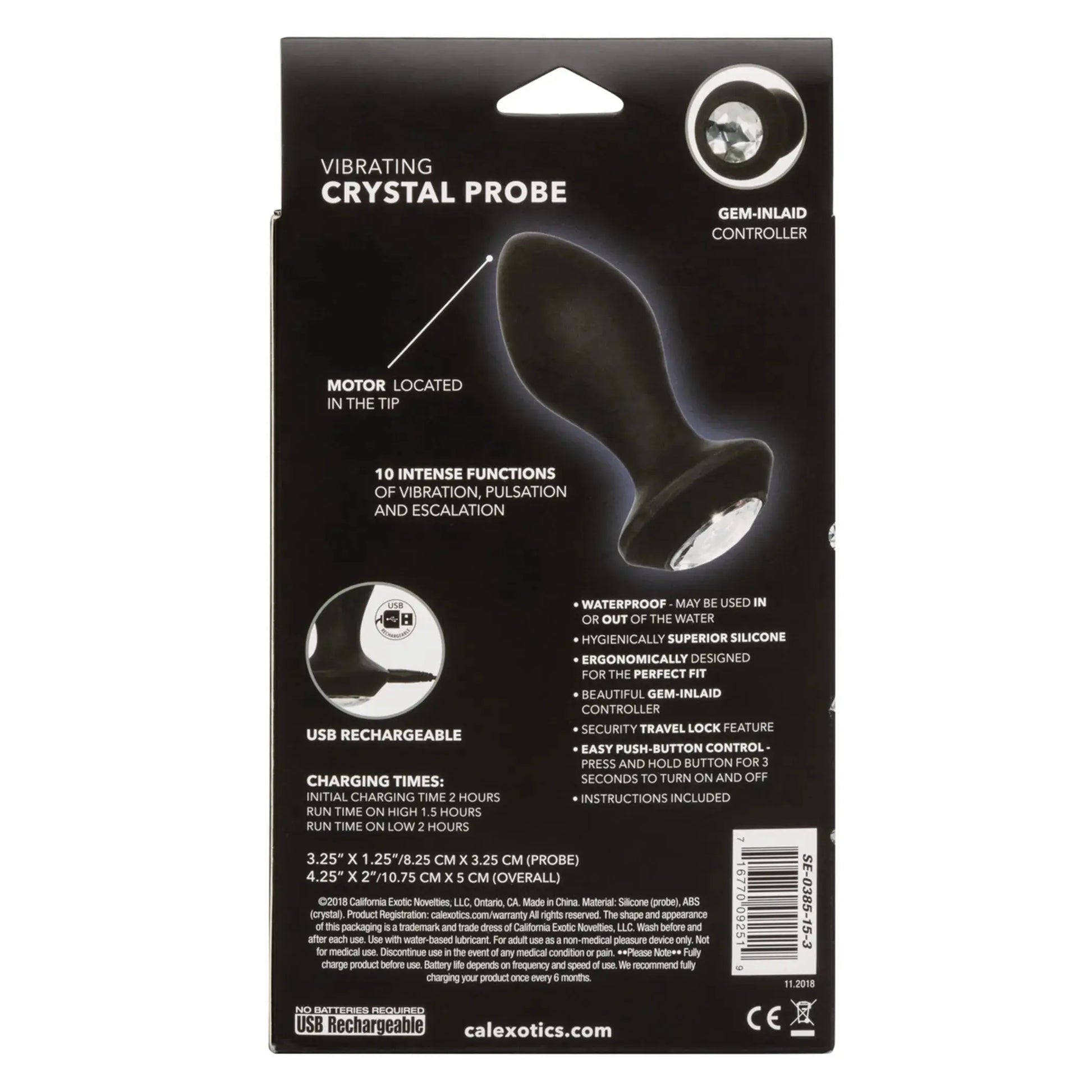 Power Gem Vibrating Crystal Probe California Exotic Novelties
