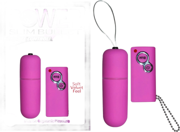 POWER SLIM BULLET REMOTE CONTROL PINK Nasstoys
