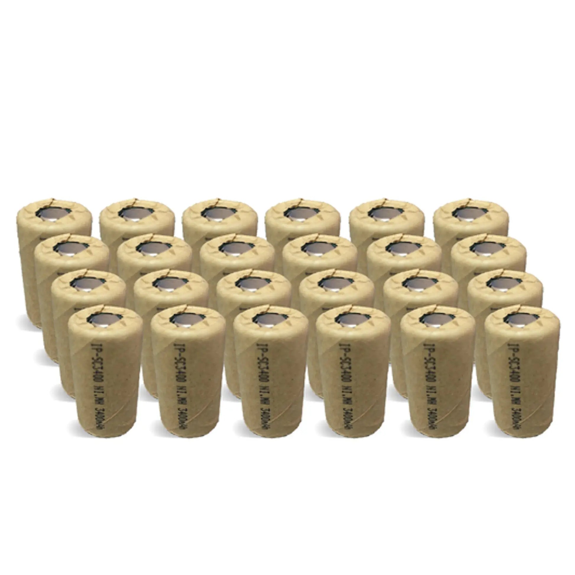 Power Sub C Ni-Mh 3400mAh Flat Top Battery - 4 Pack IP Power