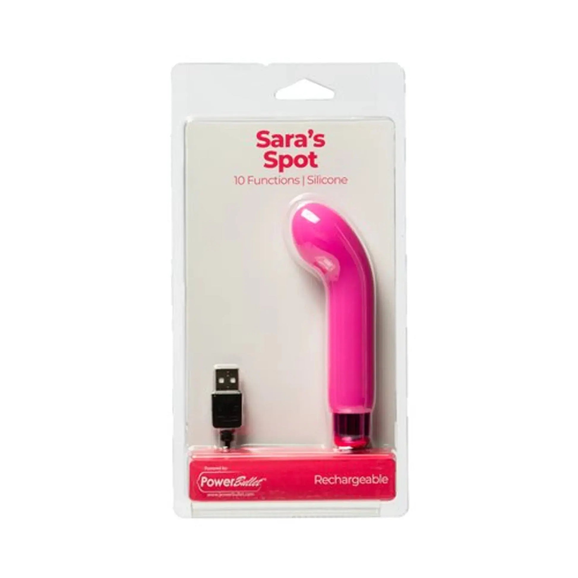Powerbullet Sara's Spot 4-Inch 10-Function Bullet Pink BMS Enterprises