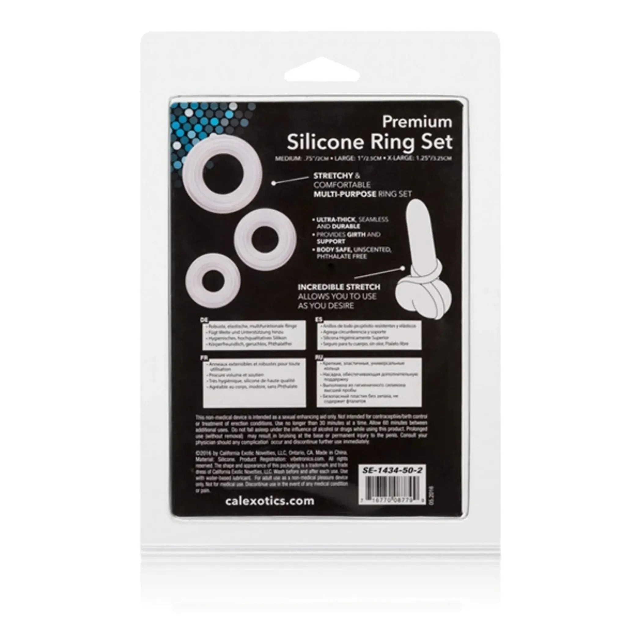 Premium Silicone Ring Set California Exotic Novelties