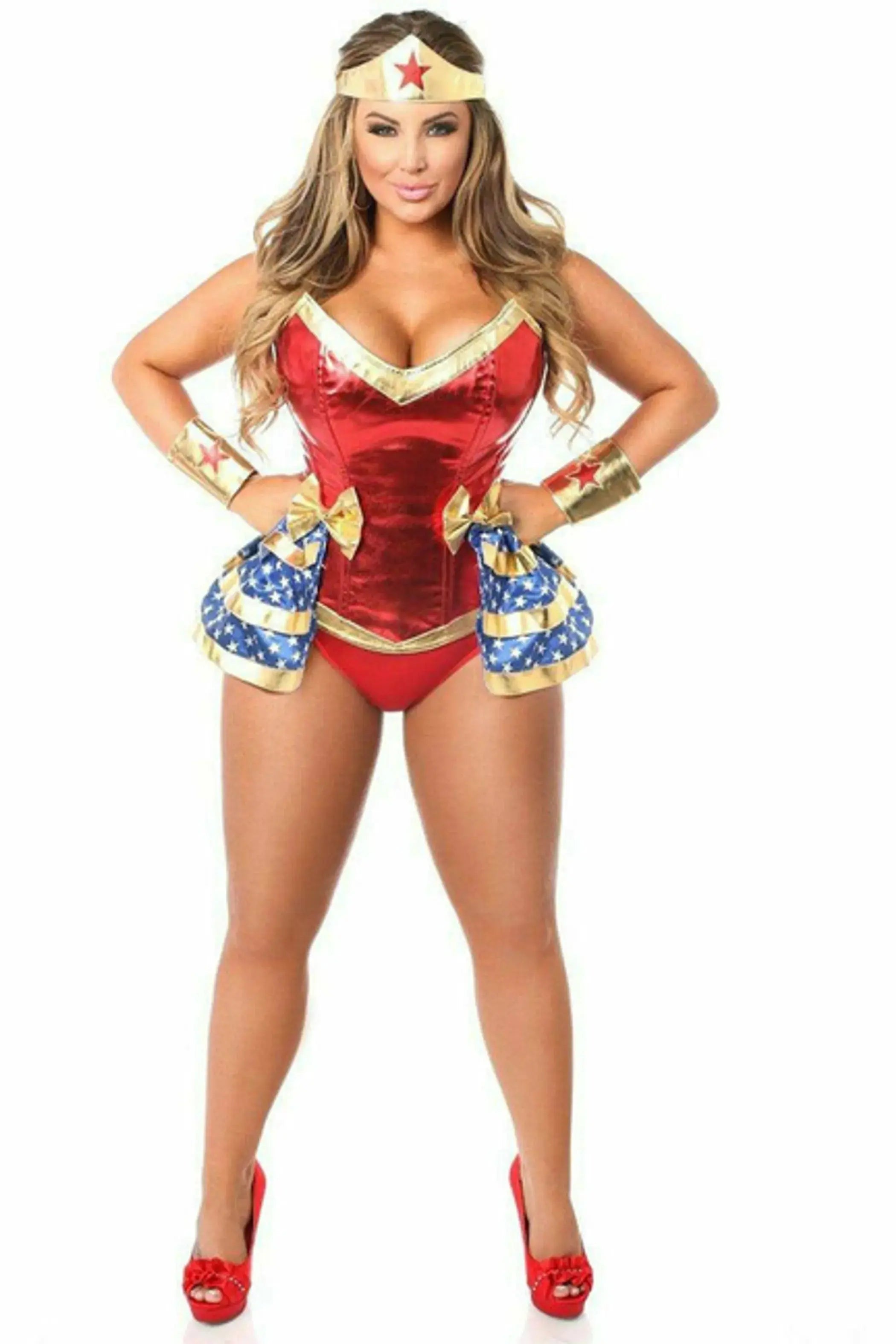 Premium Superhero Corset Costume Daisy Corsets