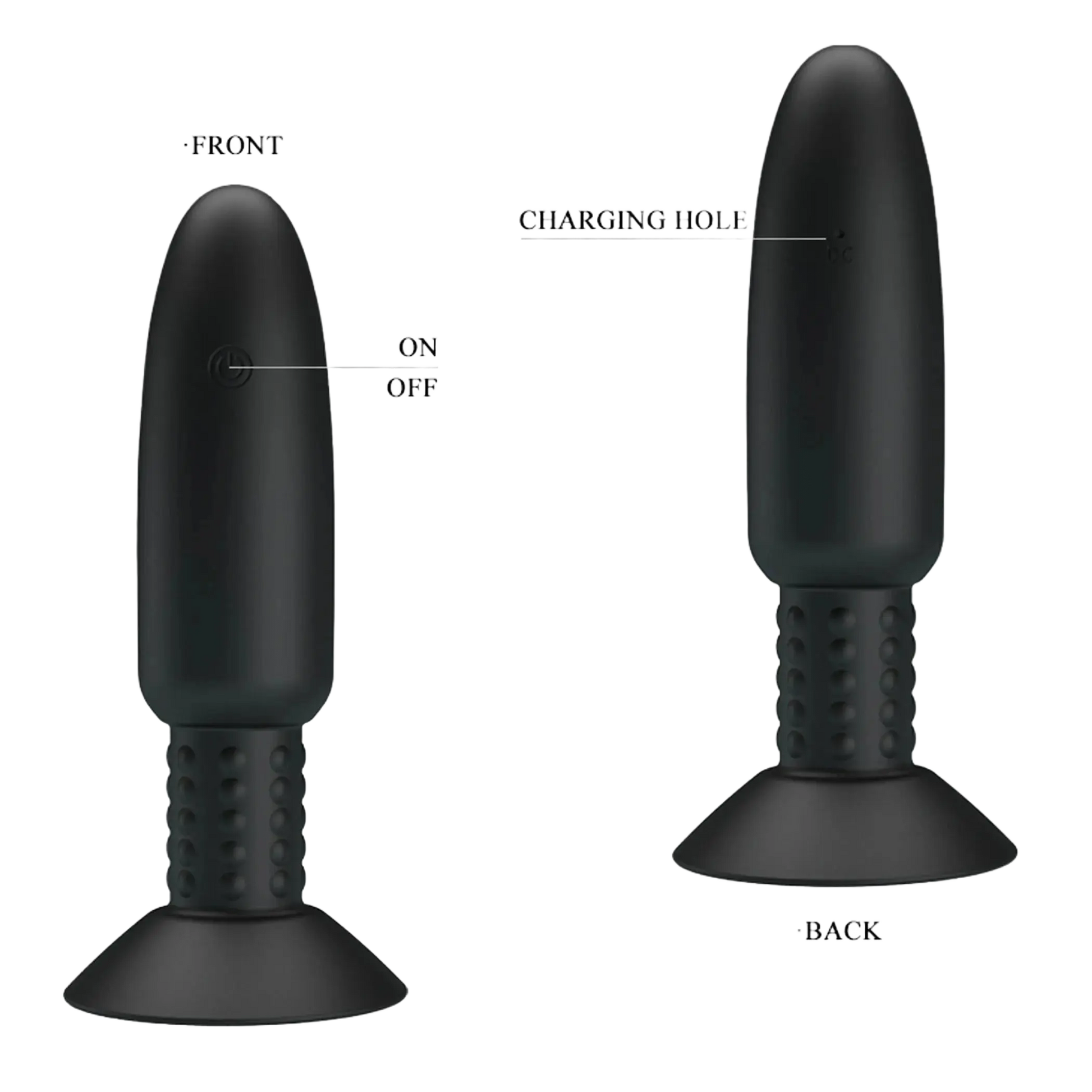 (D) PRETTY LOVE BEADED FOR EXT PLEASURE BUTT PLUG W/ REMOTE Pretty Love