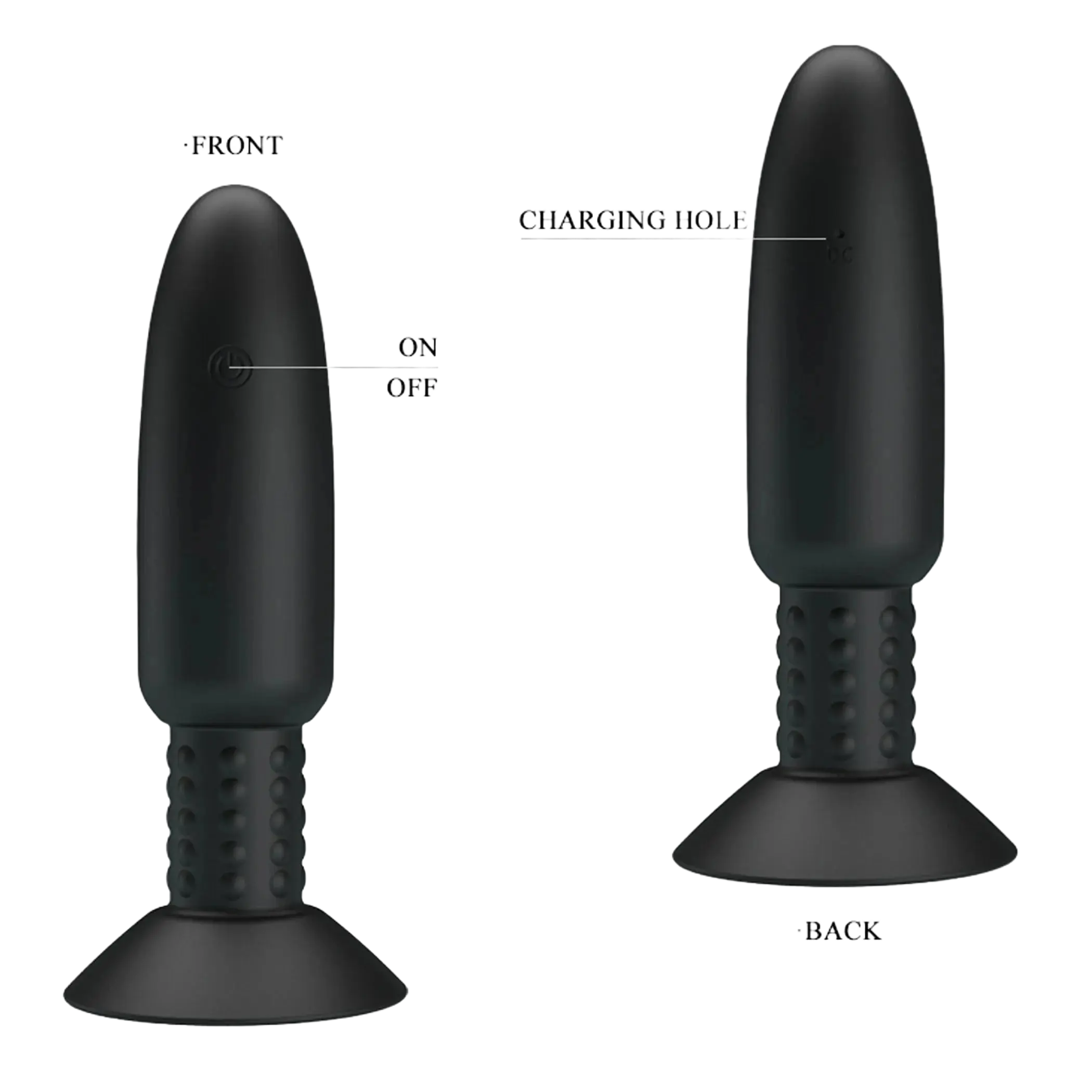 (D) PRETTY LOVE BEADED FOR EXT PLEASURE BUTT PLUG W/ REMOTE Pretty Love
