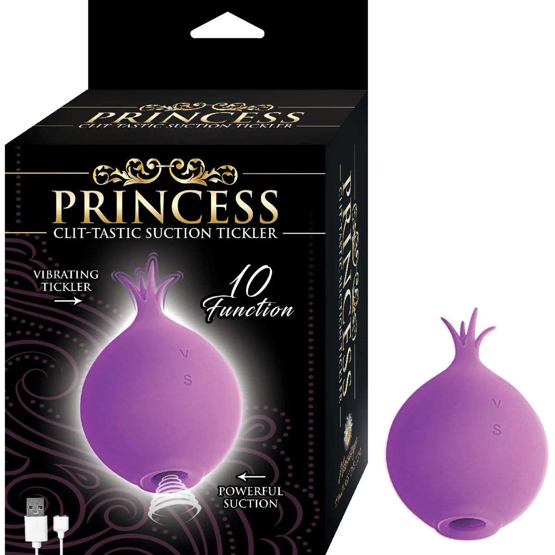 Princess Clit-Tastic Suction Tickler Lavender Nasstoys