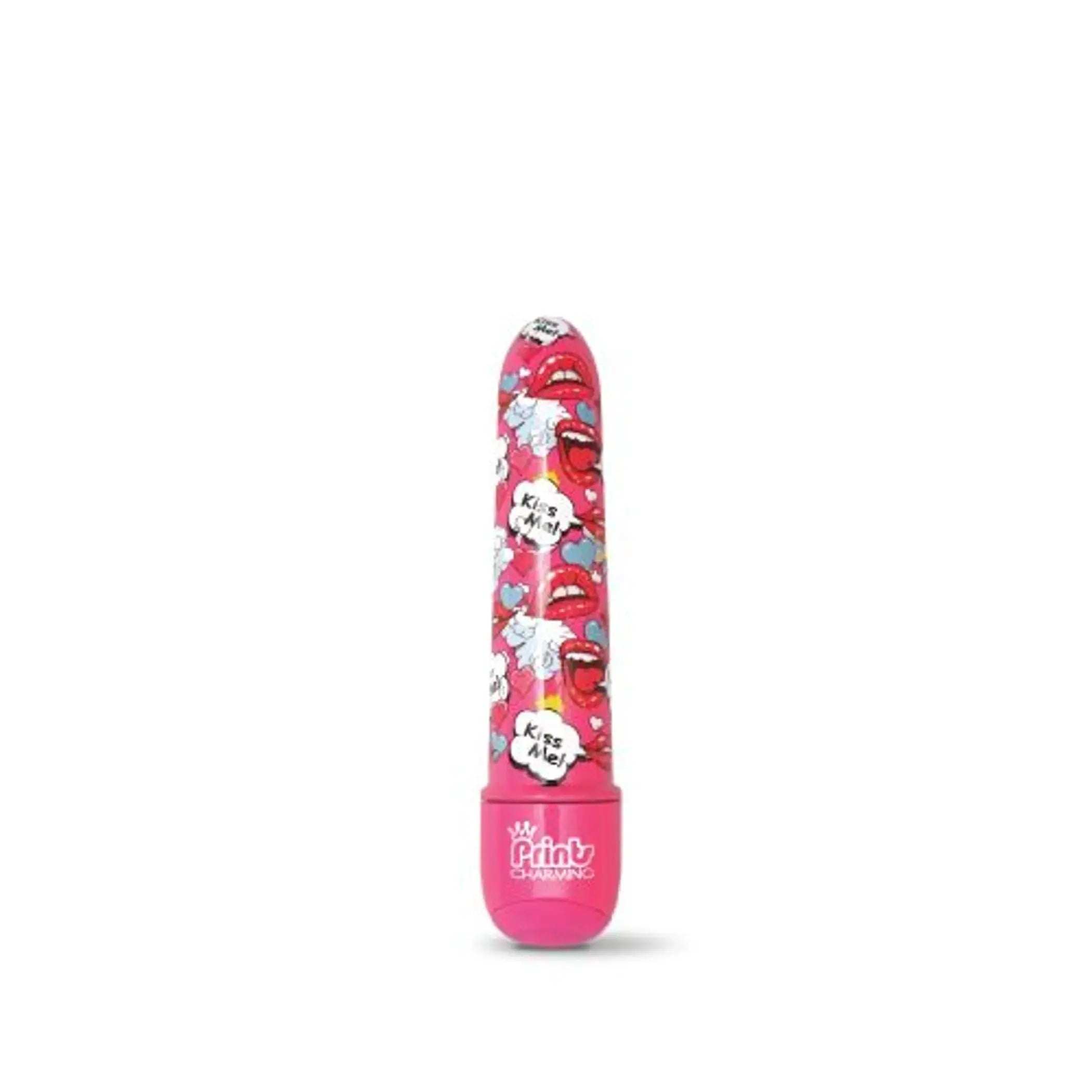 Prints Charming Pop Tease 5in Mini Vibe Kiss Me Pink Global Novelties