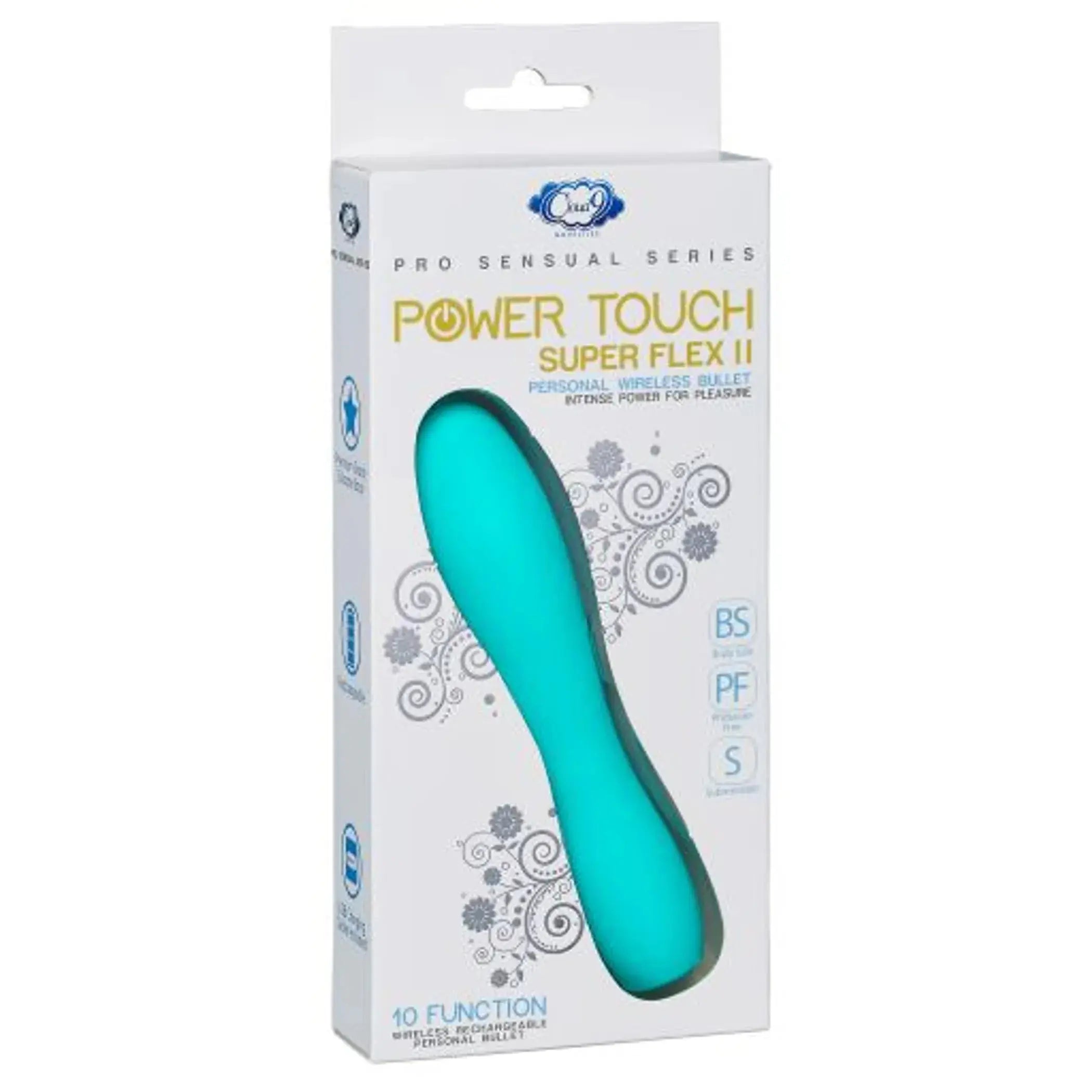 Pro Sensual Power Touch Super Flex II Teal Cloud 9 Novelties