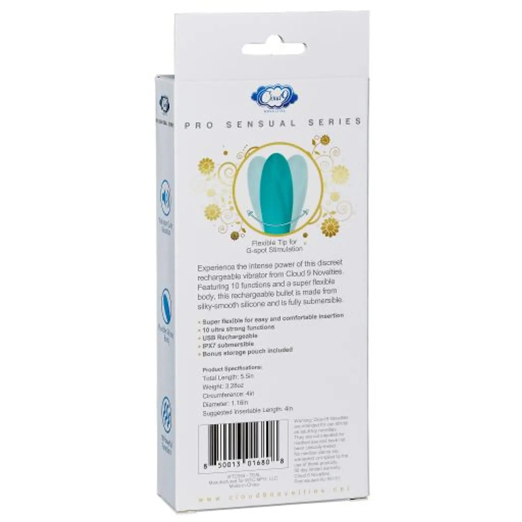 Pro Sensual Power Touch Super Flex II Teal Cloud 9 Novelties