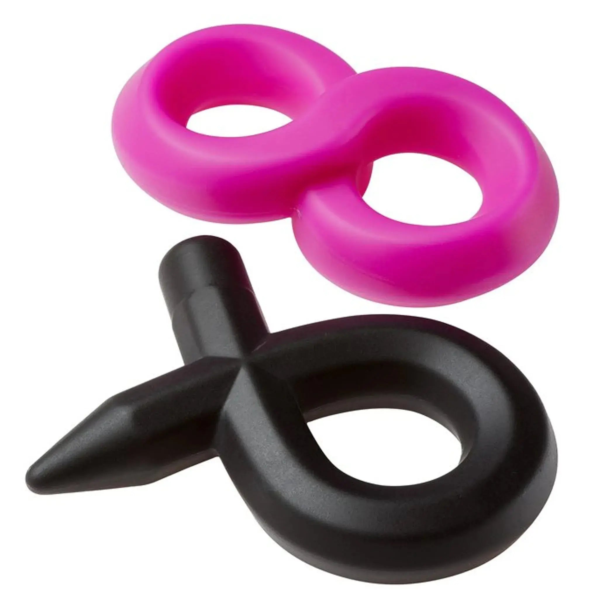 Pro Sensual Silicone Super 8 Ring & Tie Sling 2 Pack Cloud 9 Novelties