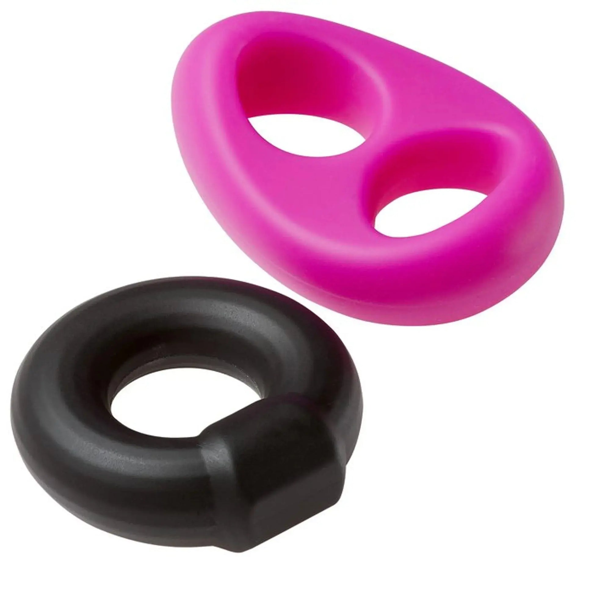 Pro Sensual Silicone Tear Drop Ring and Donut Sling 2-Pack Cloud 9 Novelties