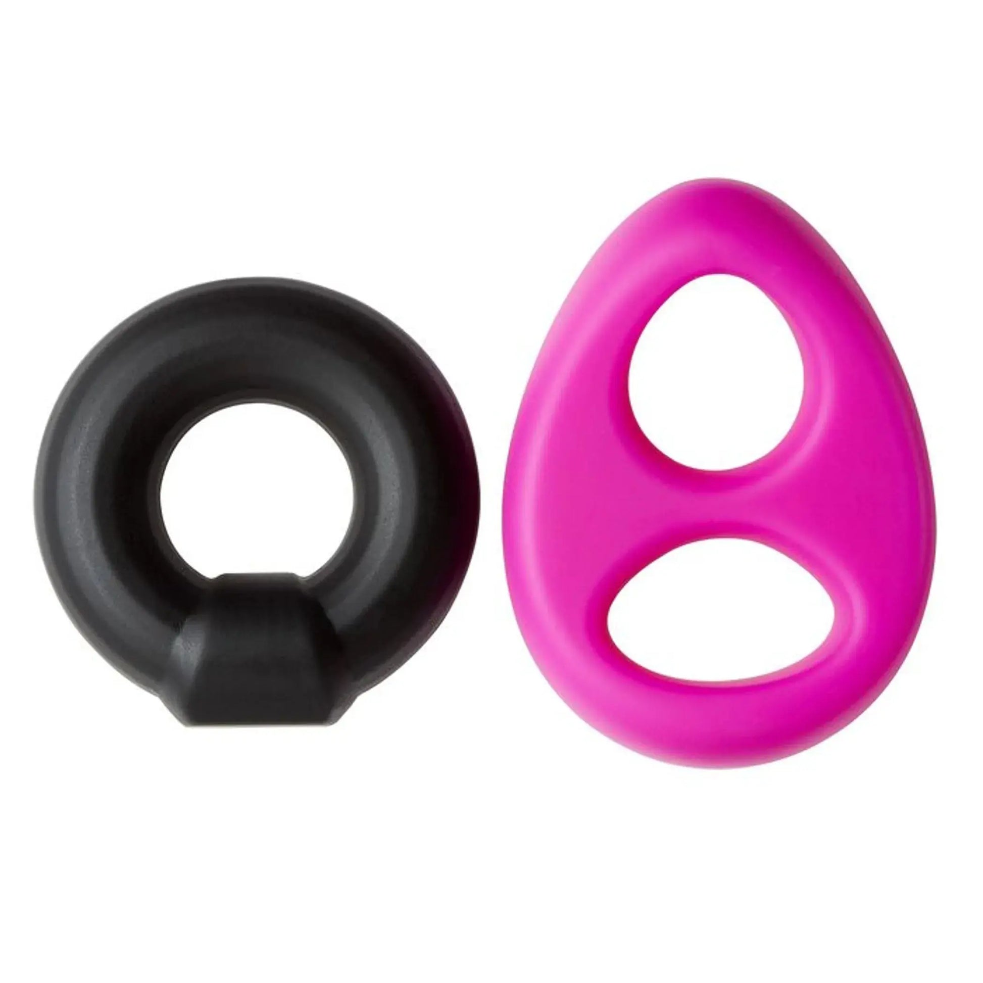 Pro Sensual Silicone Tear Drop Ring and Donut Sling 2-Pack Cloud 9 Novelties