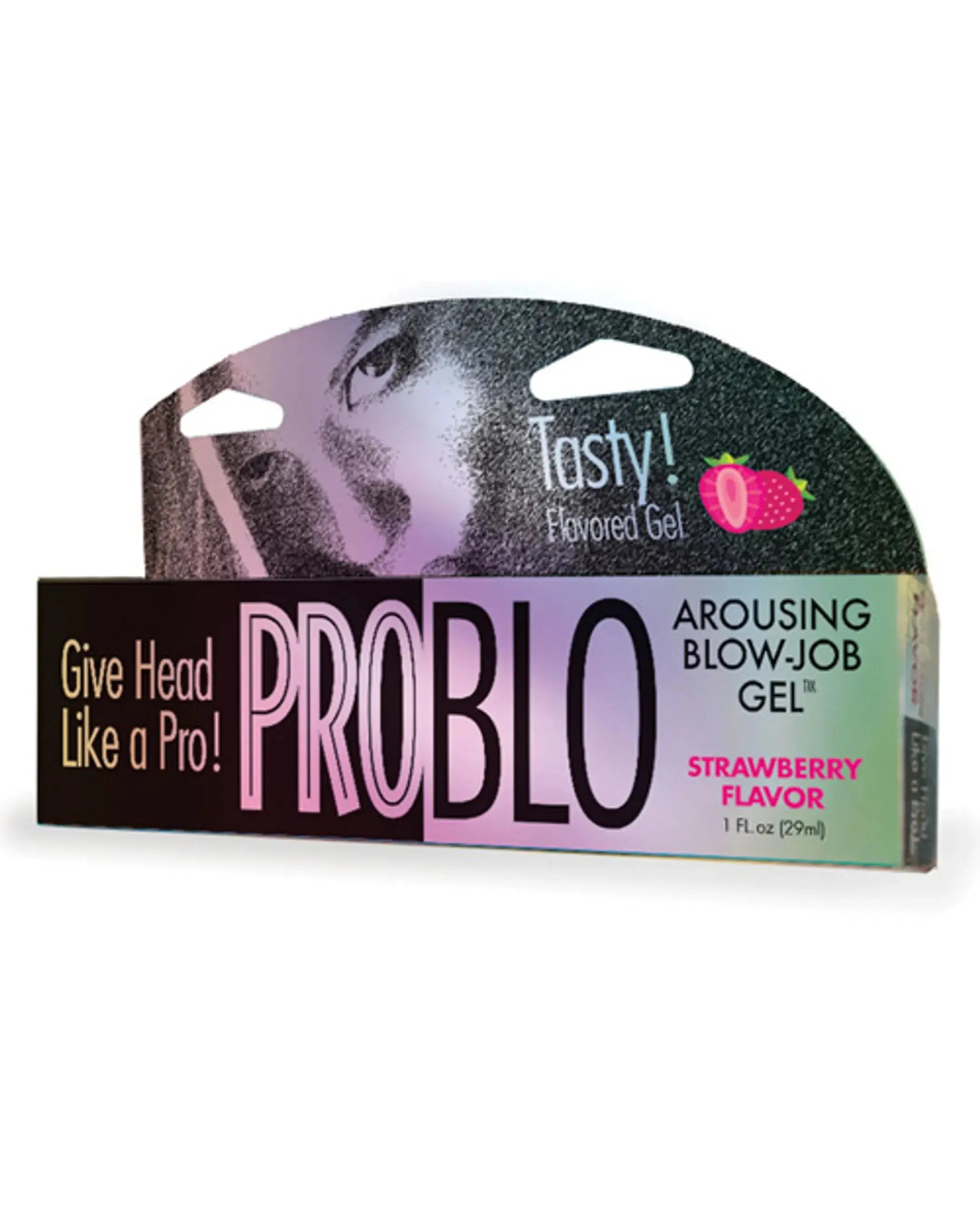 Problo Ahh Some Blow Job Gel Strawberry 1 oz Little Genie