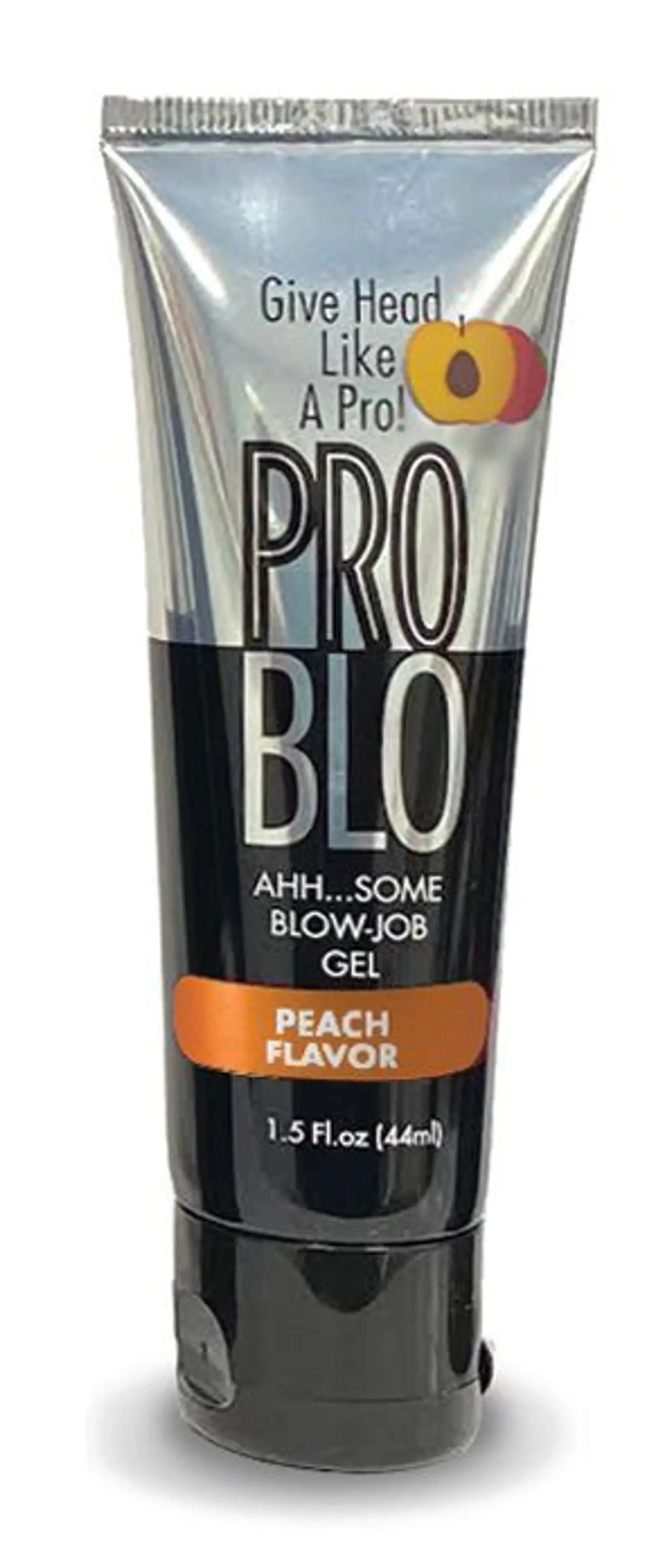 Problo Oral Pleasure Gel Peach 1.5 Fl Oz Little Genie
