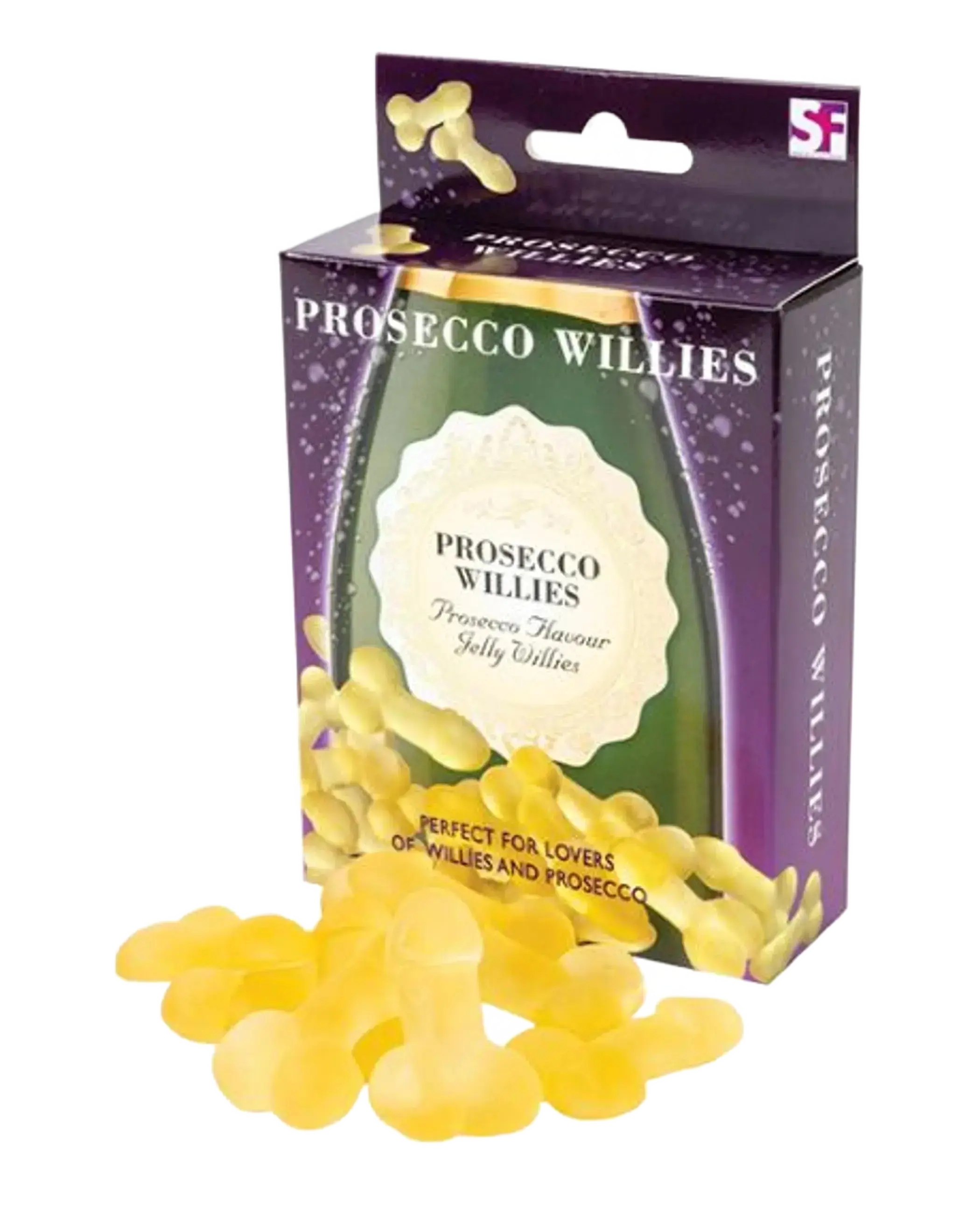 PROSECCO WILLIES PENIS SHAPED GUMMIES CHAMPAGNE FLAVOR HOTT Products
